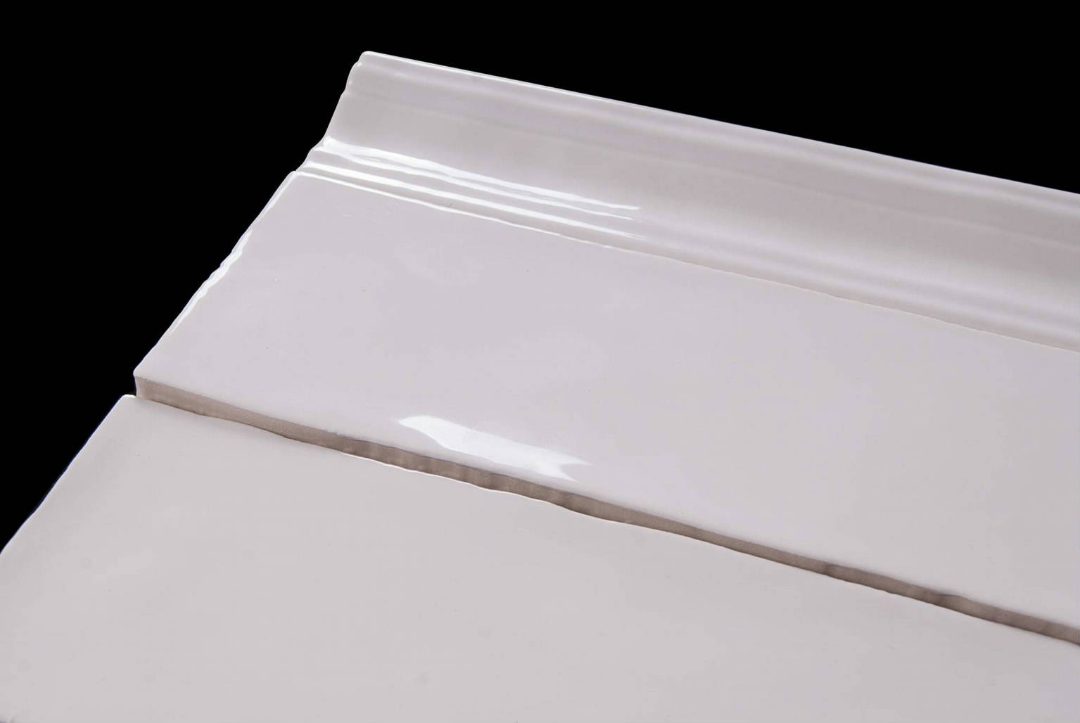 2X12 White Chair Rail | Clon Digital Tile Catalog