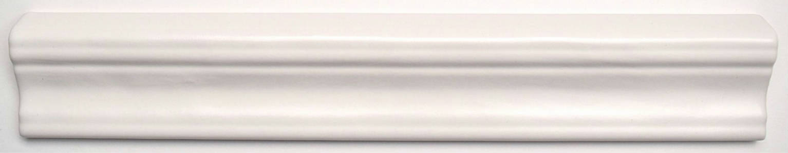2X12 White Matte Chair Rail | Clon Digital Tile Catalog
