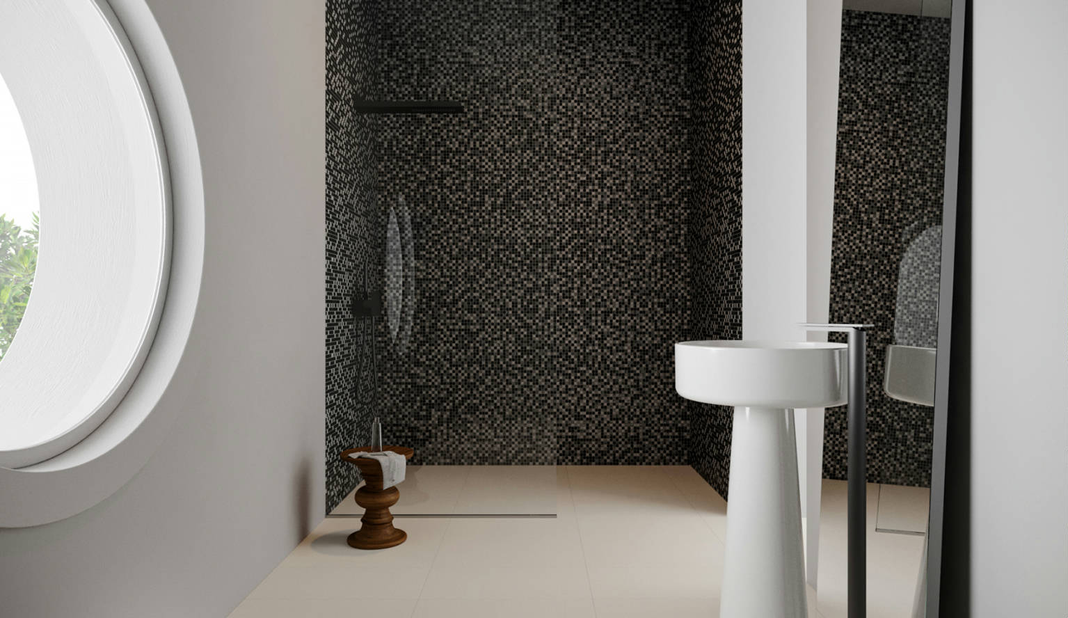 5/8X5/8 Midnight Mosaic | Clon Digital Tile Catalog