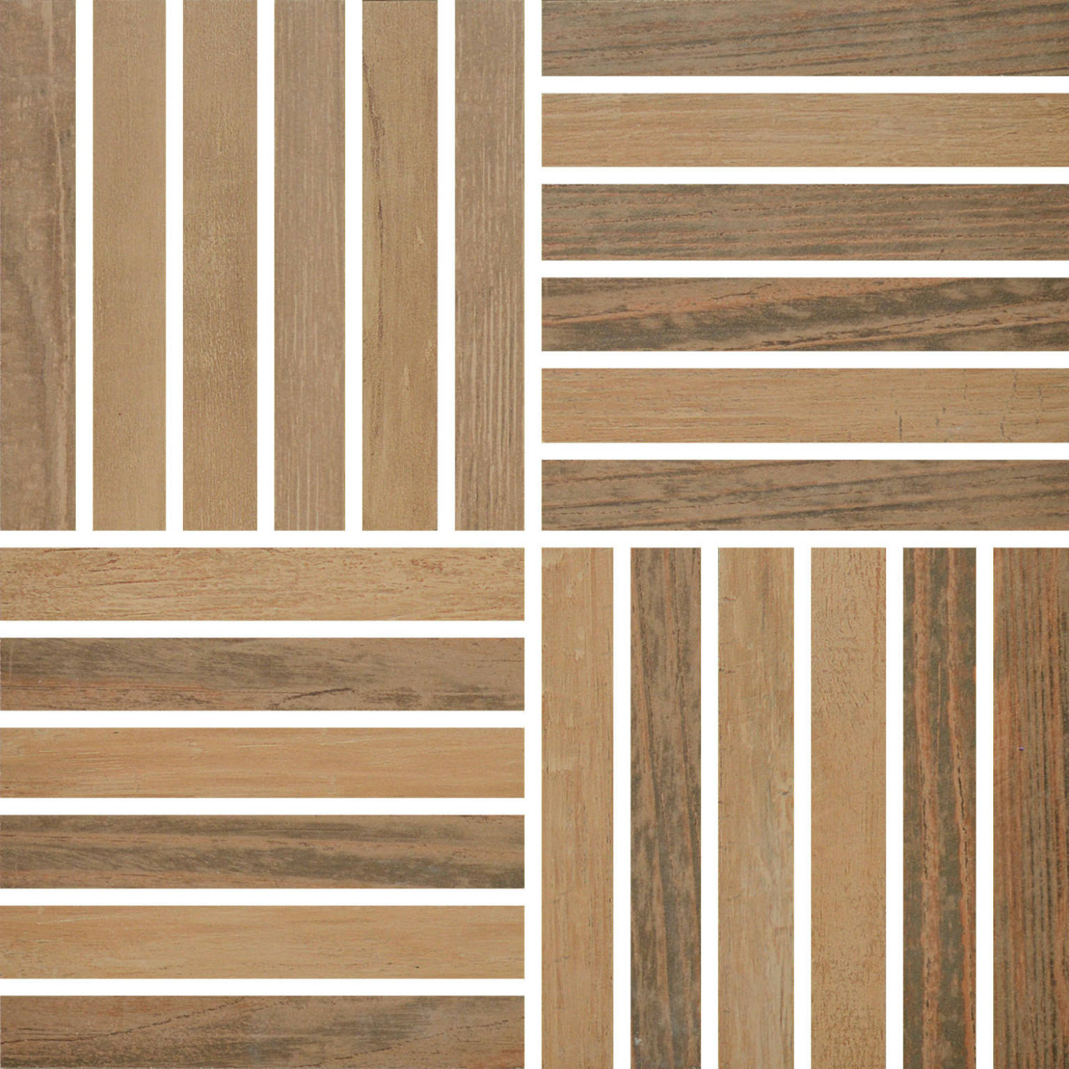 Aurora Multi 12X12 Strip Mosaic | Arley Wholesale