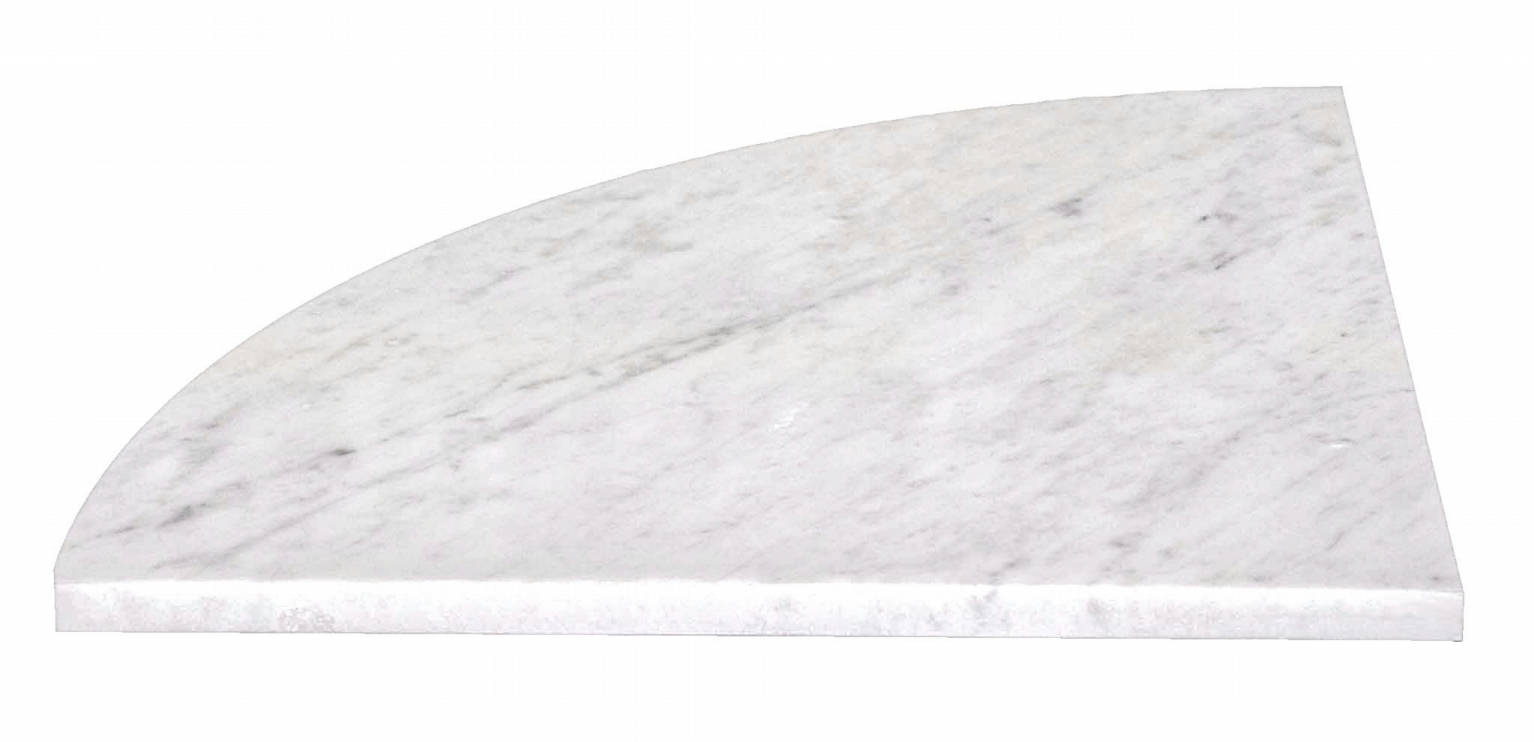 Bianco Carrara 18 Inch Seat | Clon Digital Tile Catalog