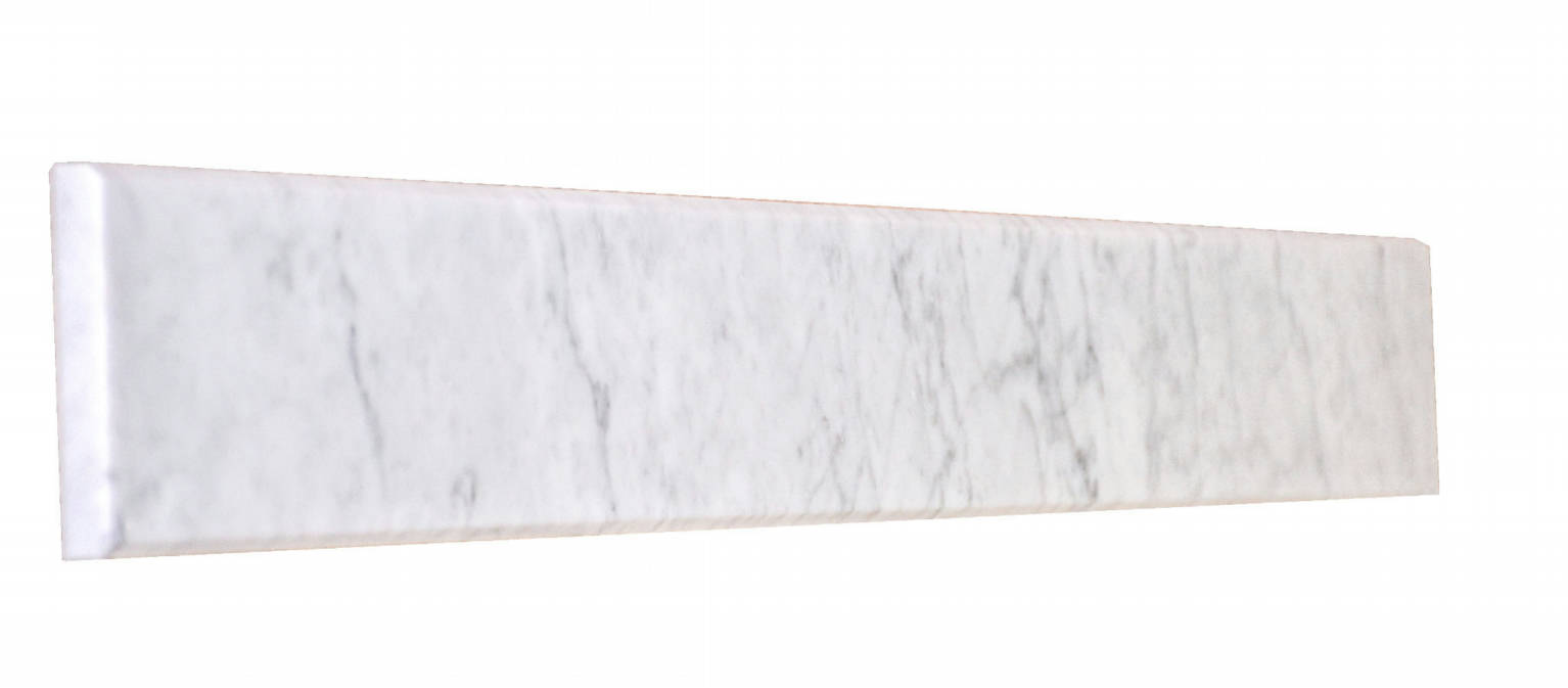 Bianco Carrara Saddle 4X36X5/8 | Clon Digital Tile Catalog