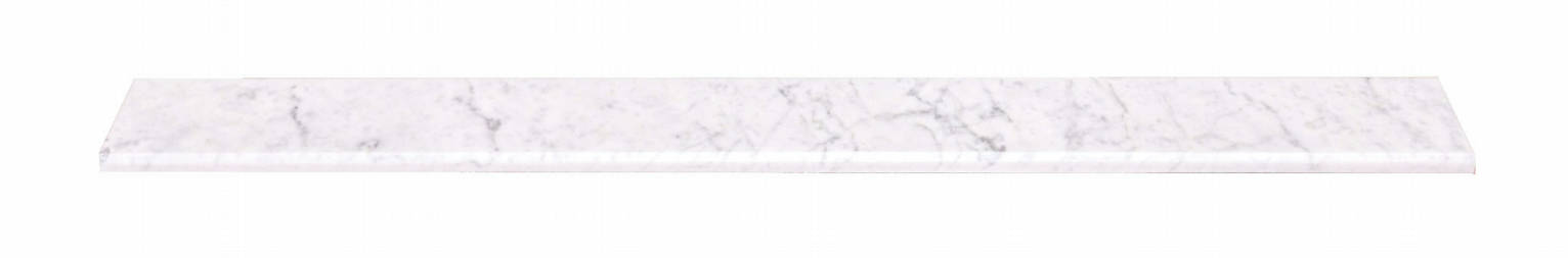 Bianco Carrara Saddle 4X36X5/8 | Clon Digital Tile Catalog