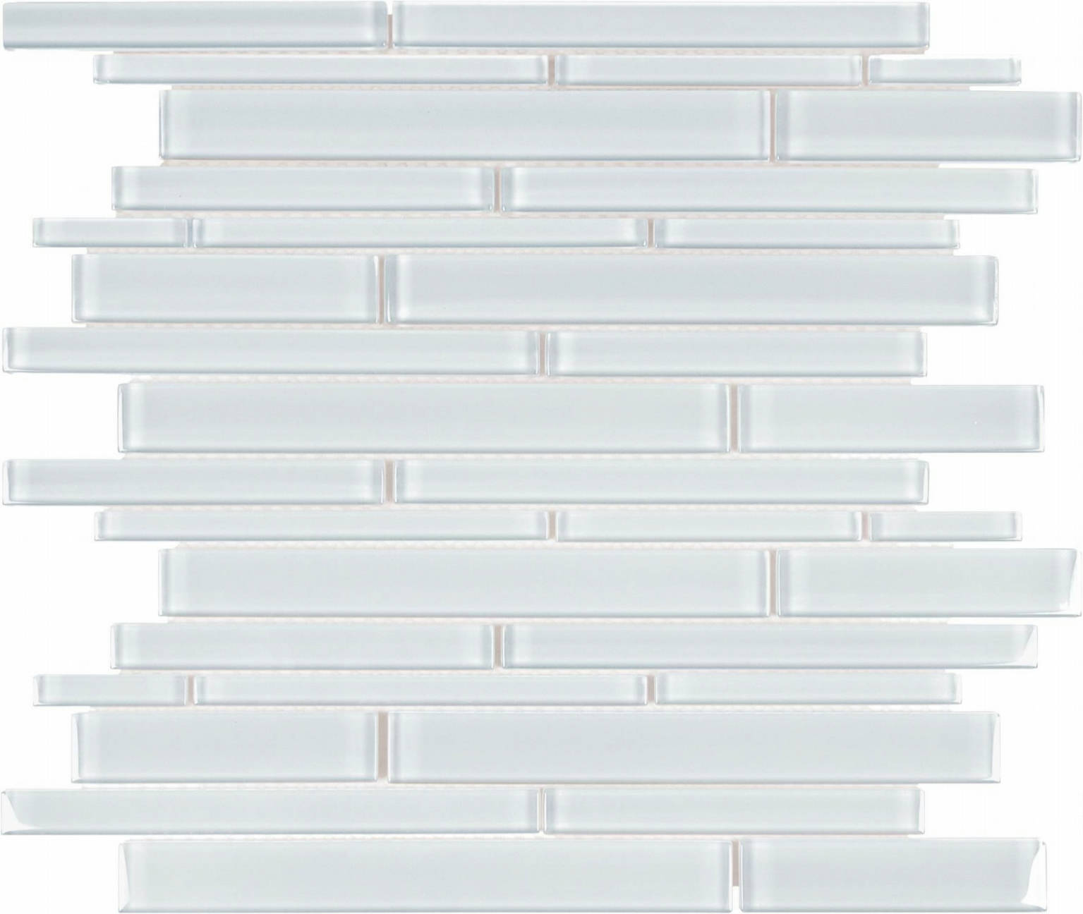 Ice Random Strip Mosaic | Clon Digital Tile Catalog