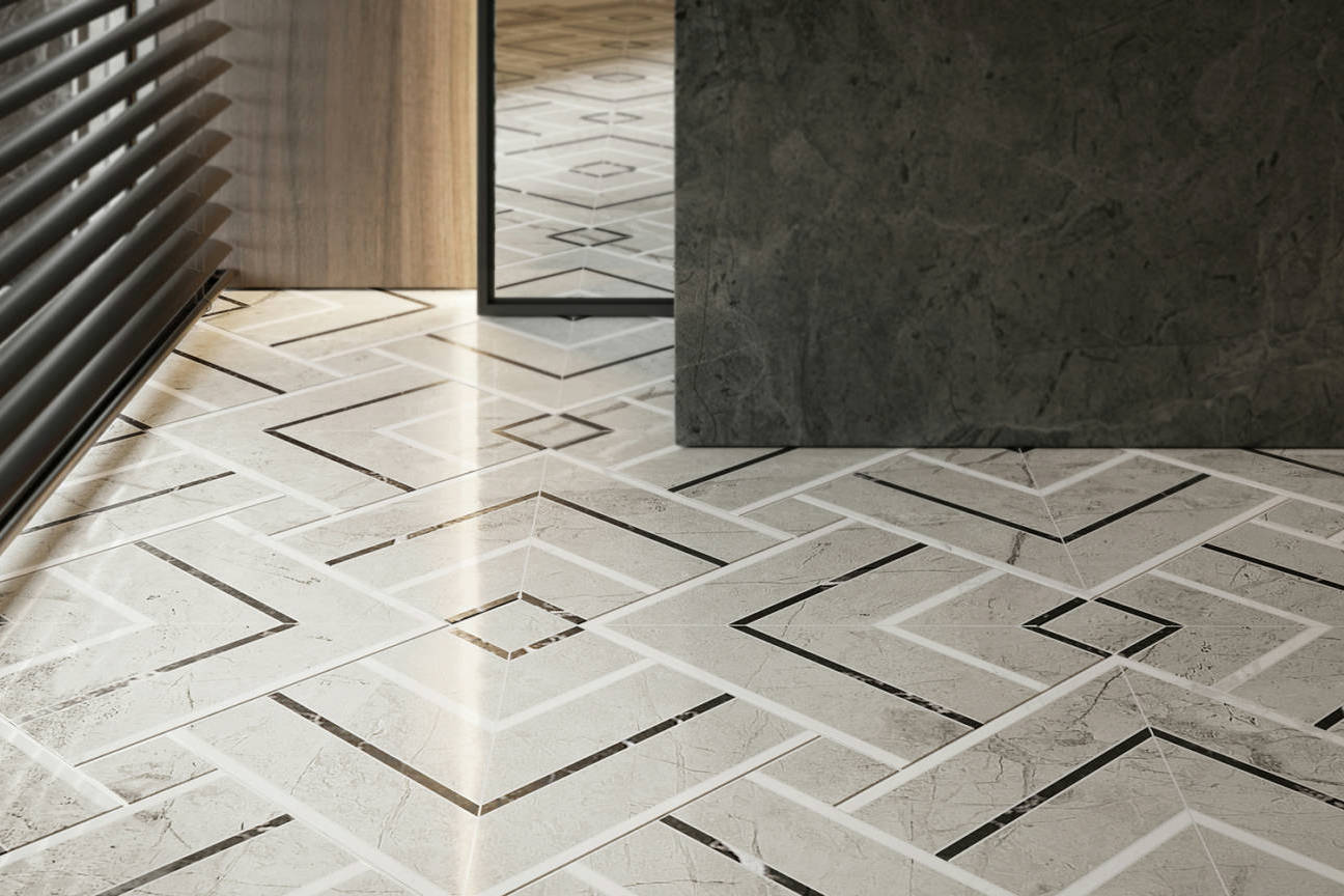 Luxury Roma Argento Picco Mosaic 3 | Clon Digital Tile Catalog