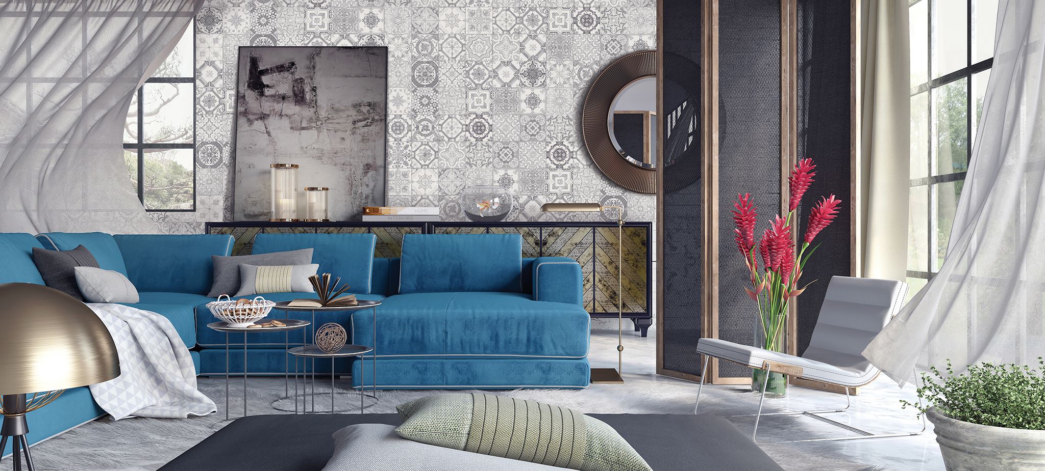 Marrakesh Grey Matte Mix 8x8 | Clon Digital Tile Catalog