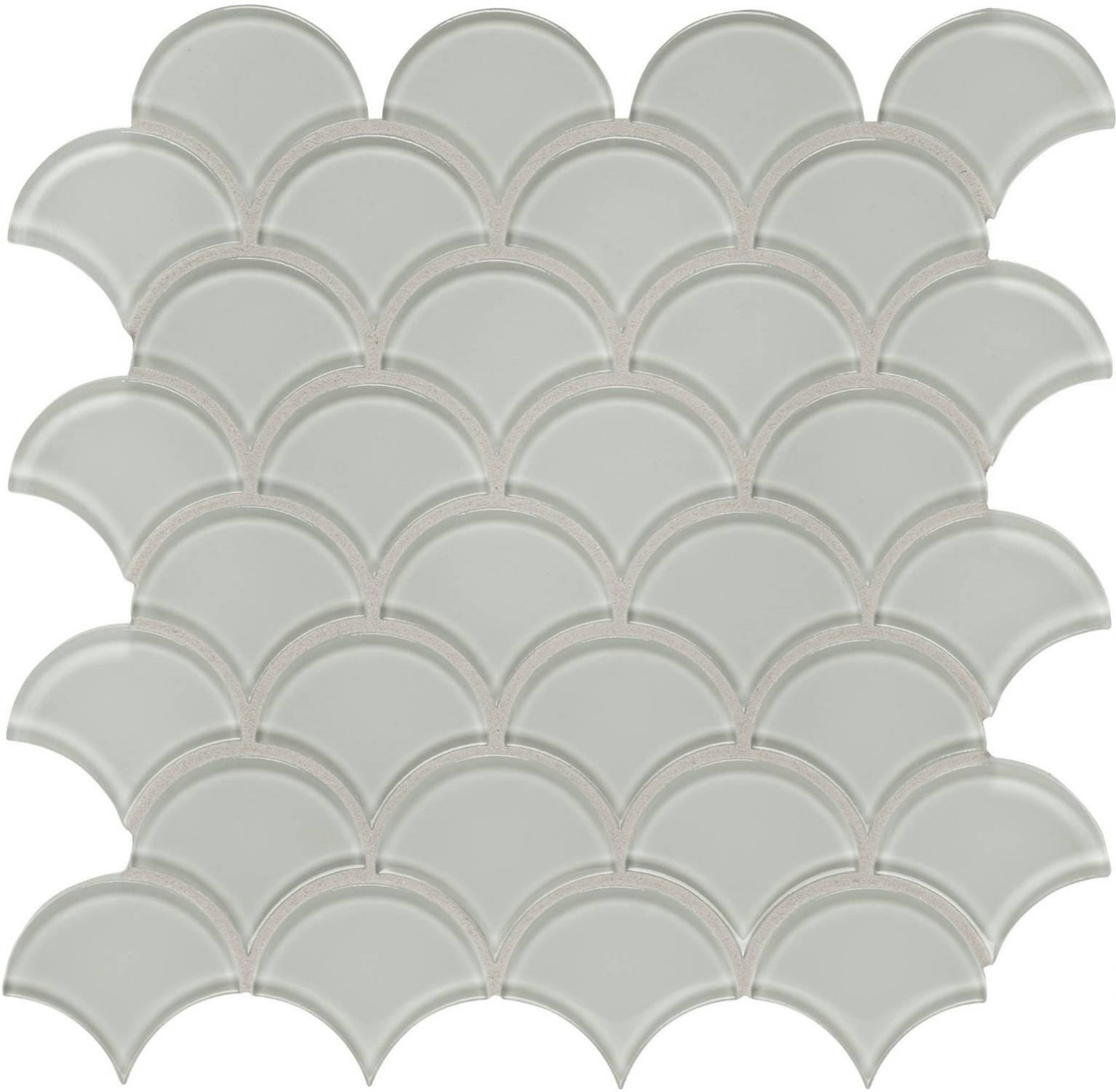 Mist Scallop Mosaic | Clon Digital Tile Catalog