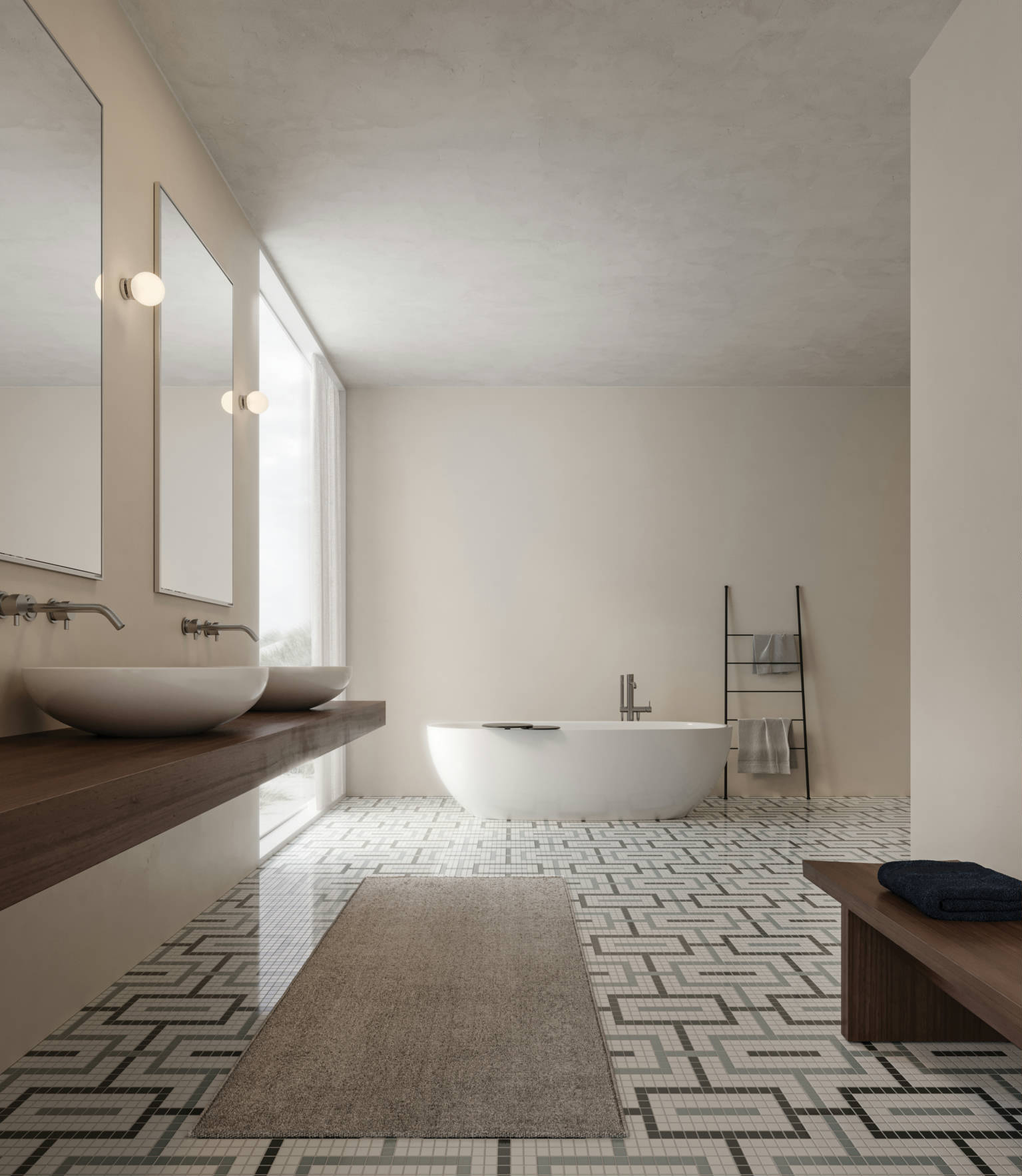 Traditions Dawn Chain Mosaic | Clon Digital Tile Catalog