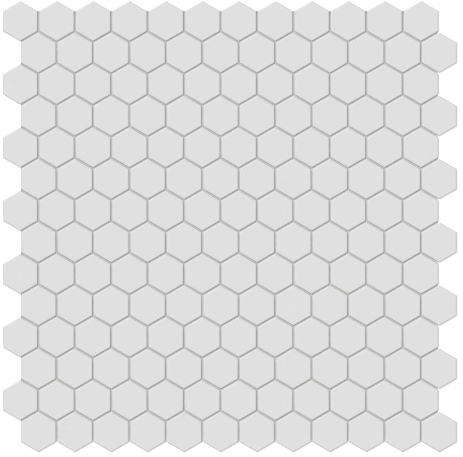 1" Gallery Grey Matte Hex Mosaic | Clon Digital Tile Catalog