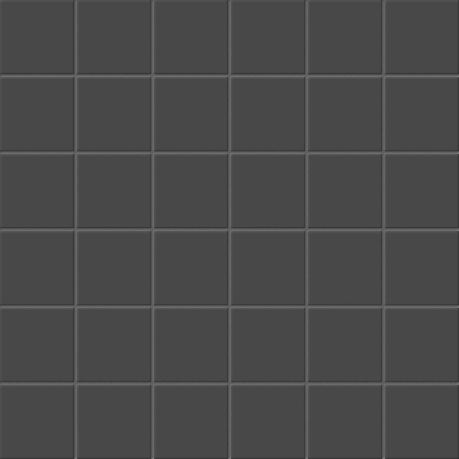 2X2 Retro Black Matte Mosaic | Clon Digital Tile Catalog