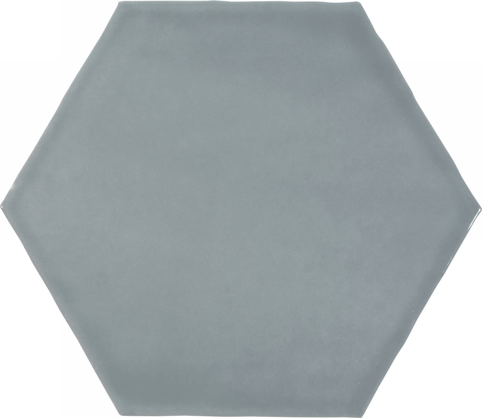 6" Argent Sterling Glossy Hexagon | Clon Digital Tile Catalog
