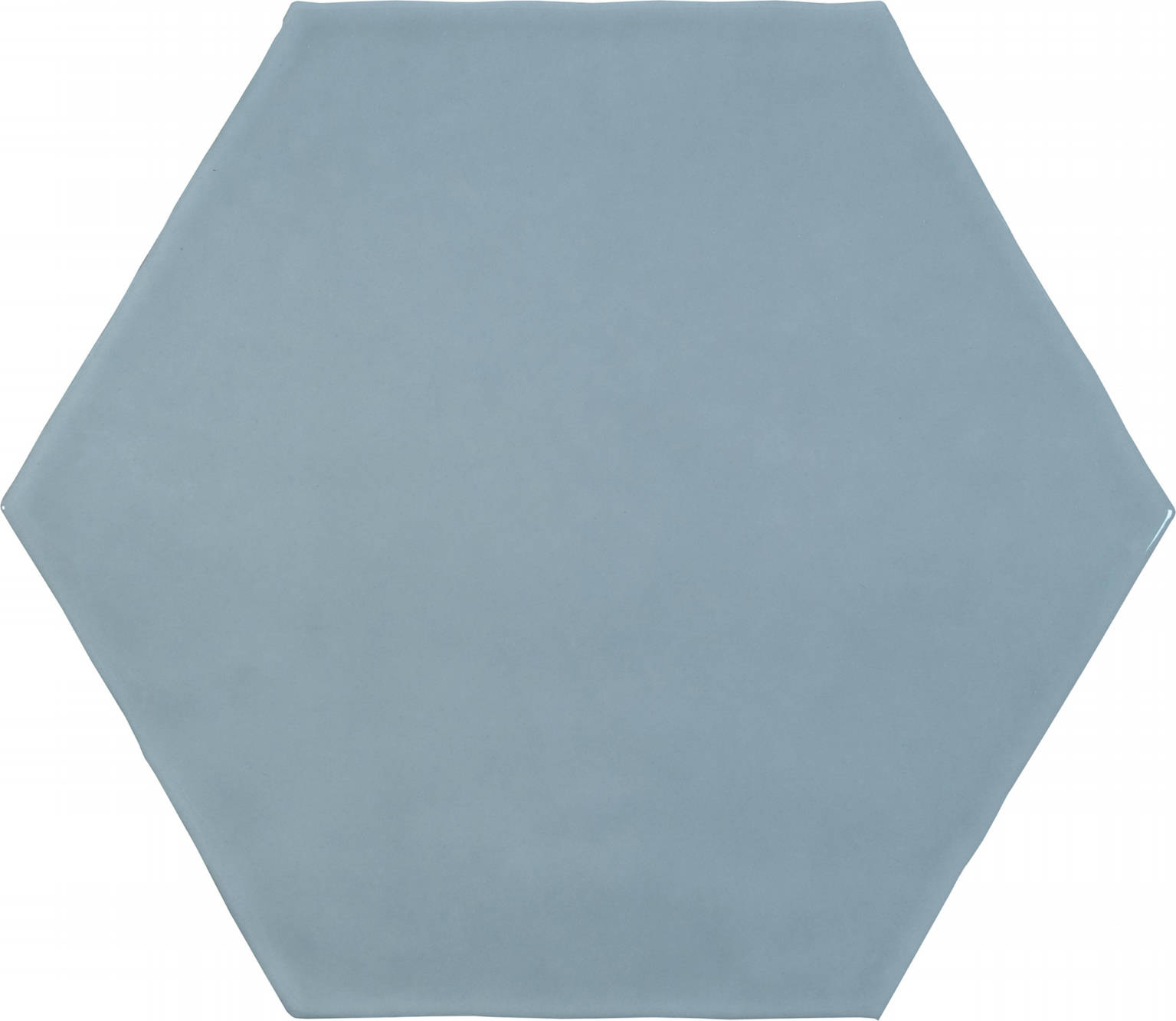 6" Summer Sky Glossy Hexagon | Clon Digital Tile Catalog