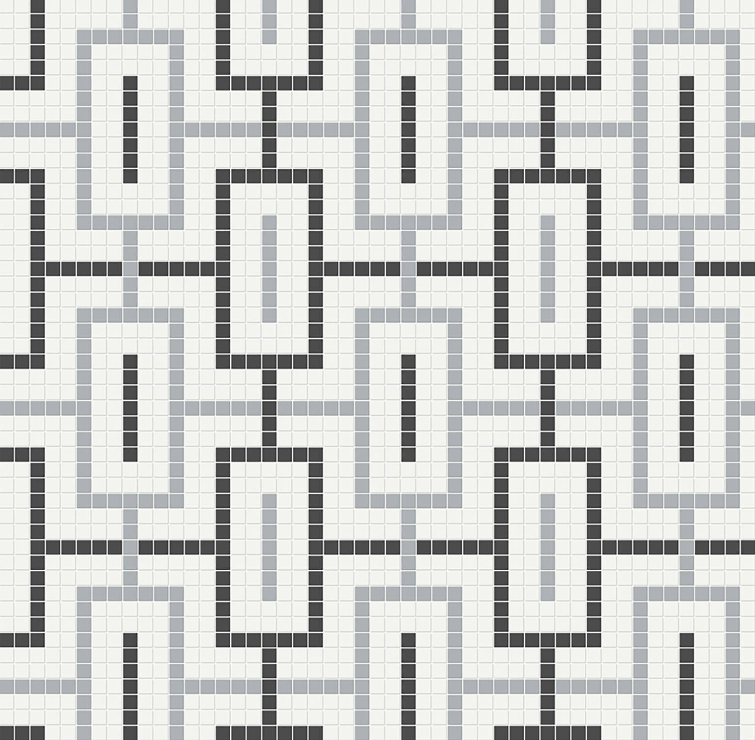 Dawn Blend Matte Chain Pattern Mosaic | Clon Digital Tile Catalog