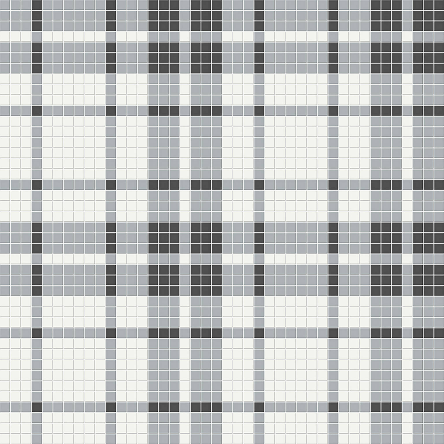 Dawn Blend Matte Plaid Pattern Mosaic | Clon Digital Tile Catalog
