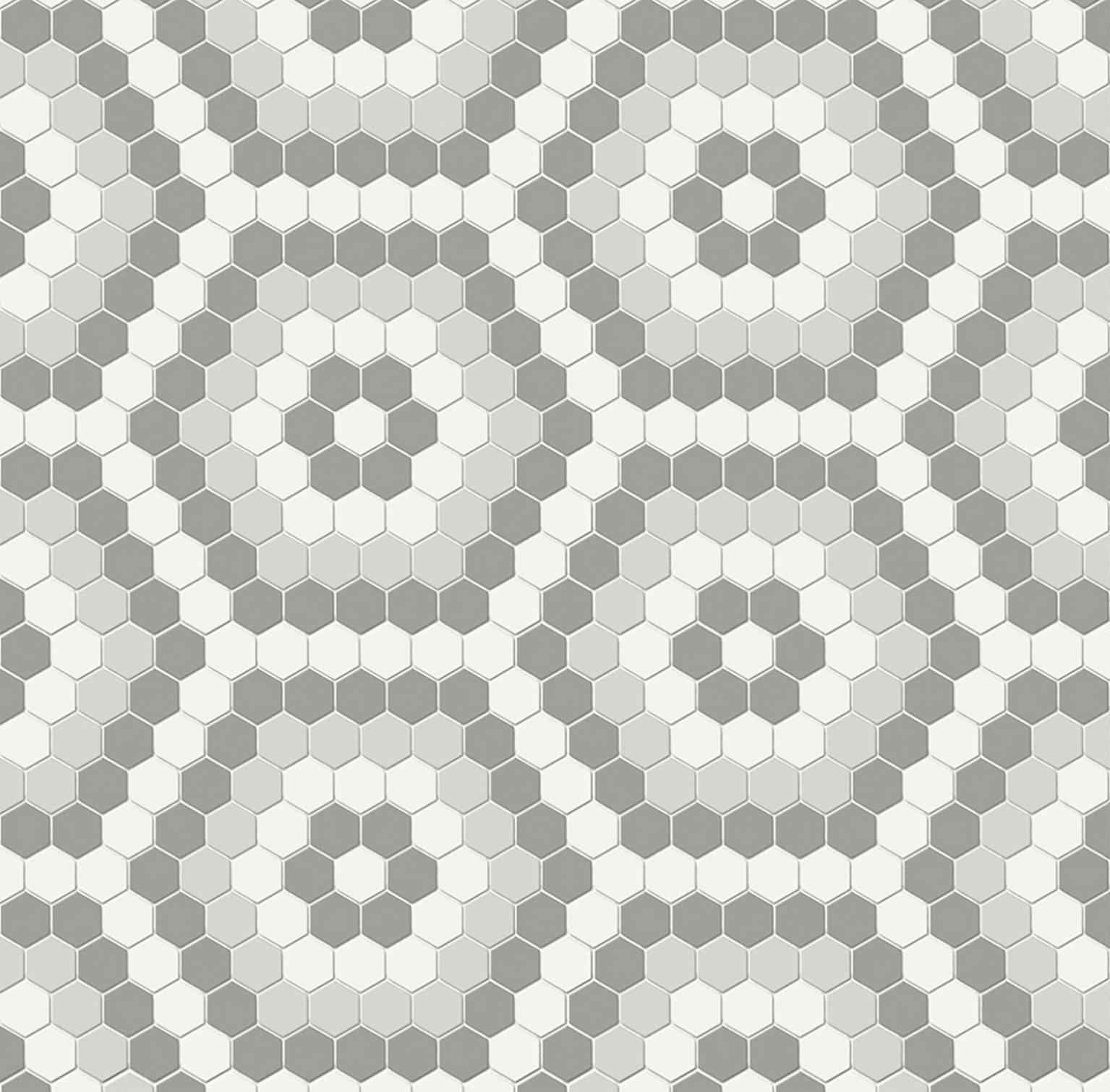Evening Blend Matte Hexagon Pattern Mosaic | Clon Digital Tile Catalog