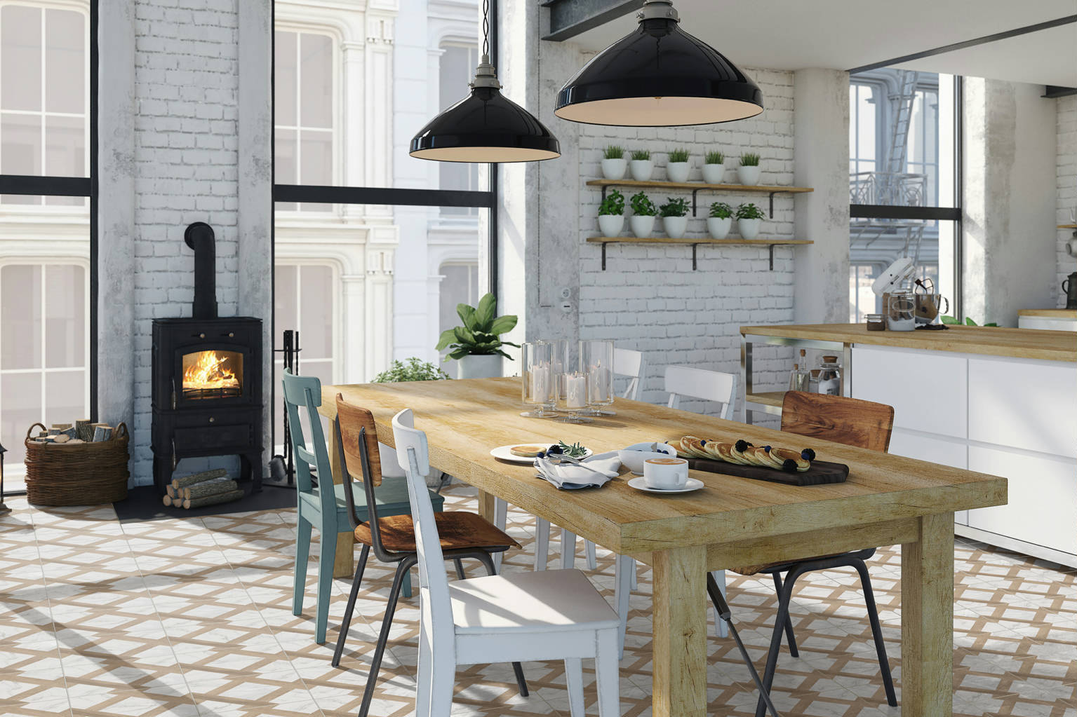 Intarsio Pisa 10x10 0 | Clon Digital Tile Catalog