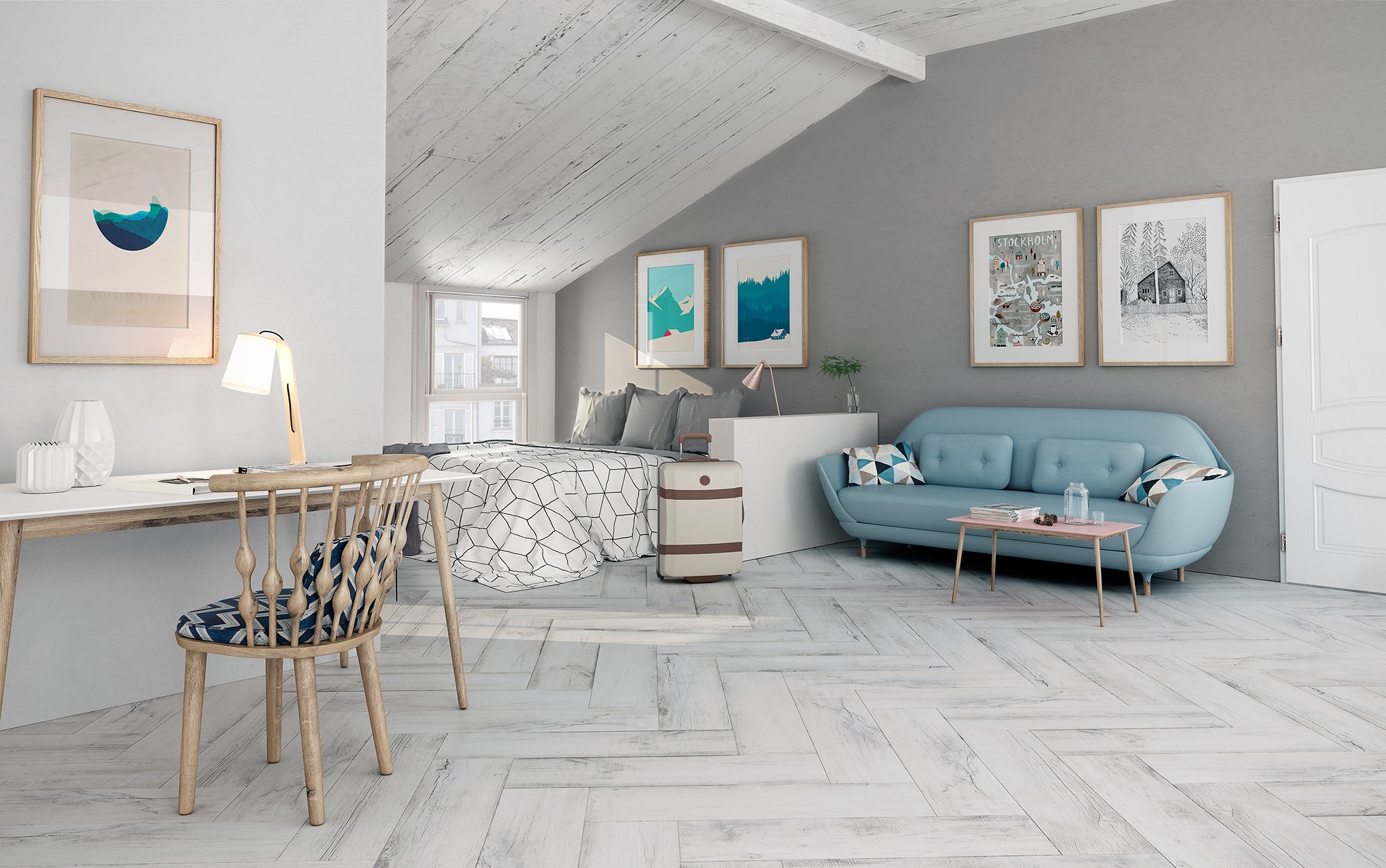 8X33 Sterling White | Clon Digital Tile Catalog