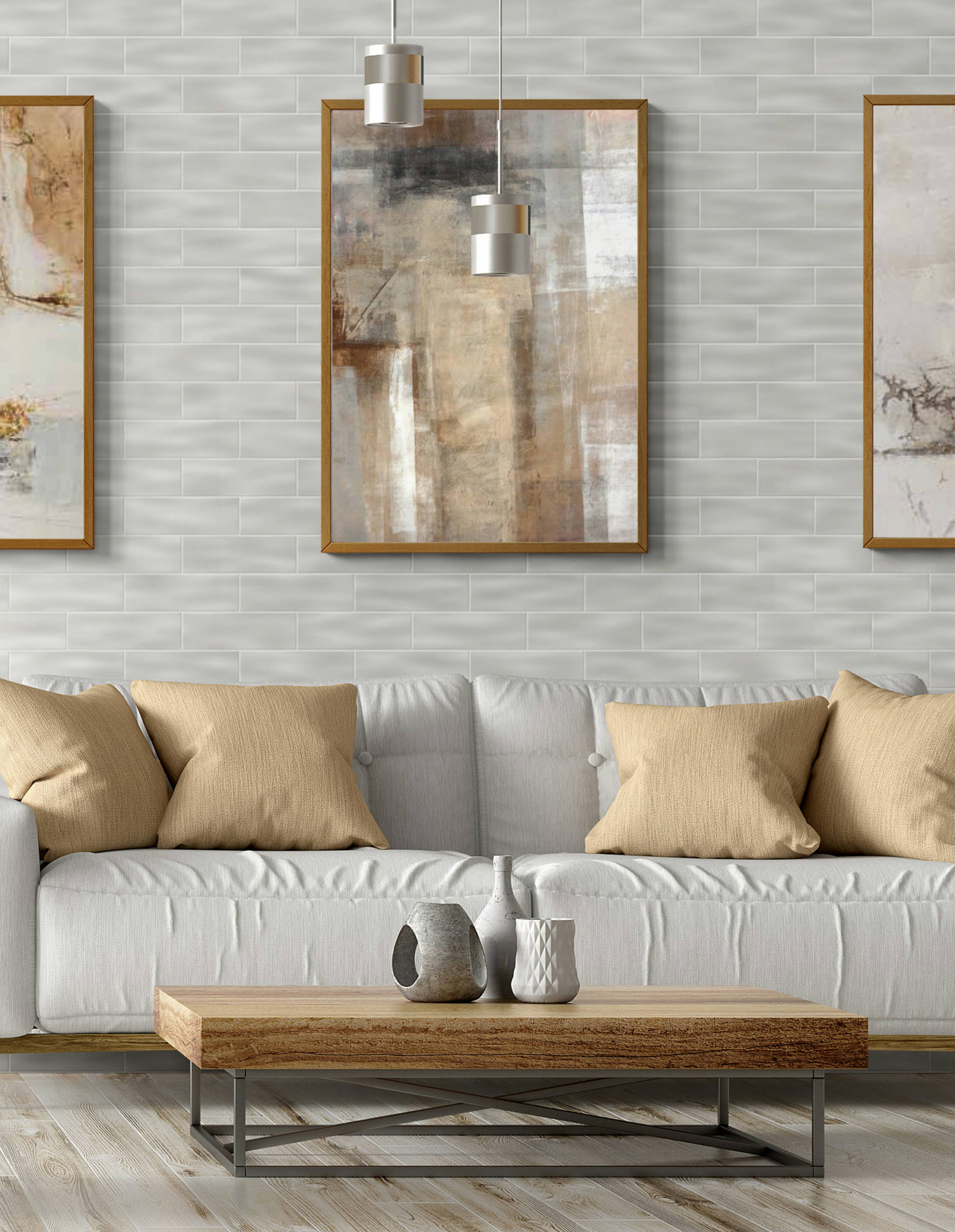 Brickwork Mosaic Matte Flint | Clon Digital Tile Catalog