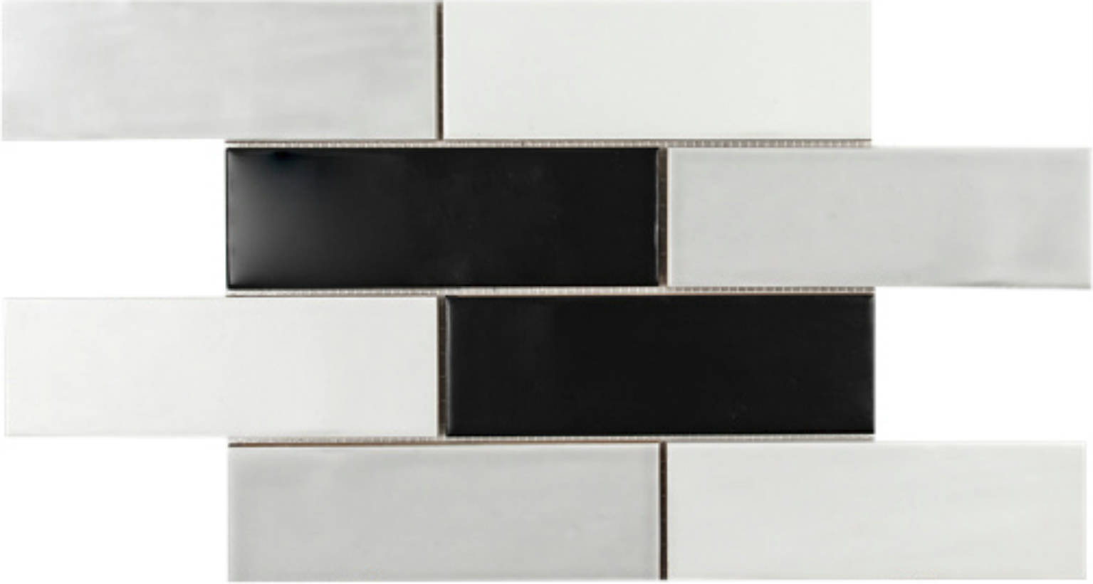 Brickwork Mosaic Matte-Gloss Mix | Clon Digital Tile Catalog