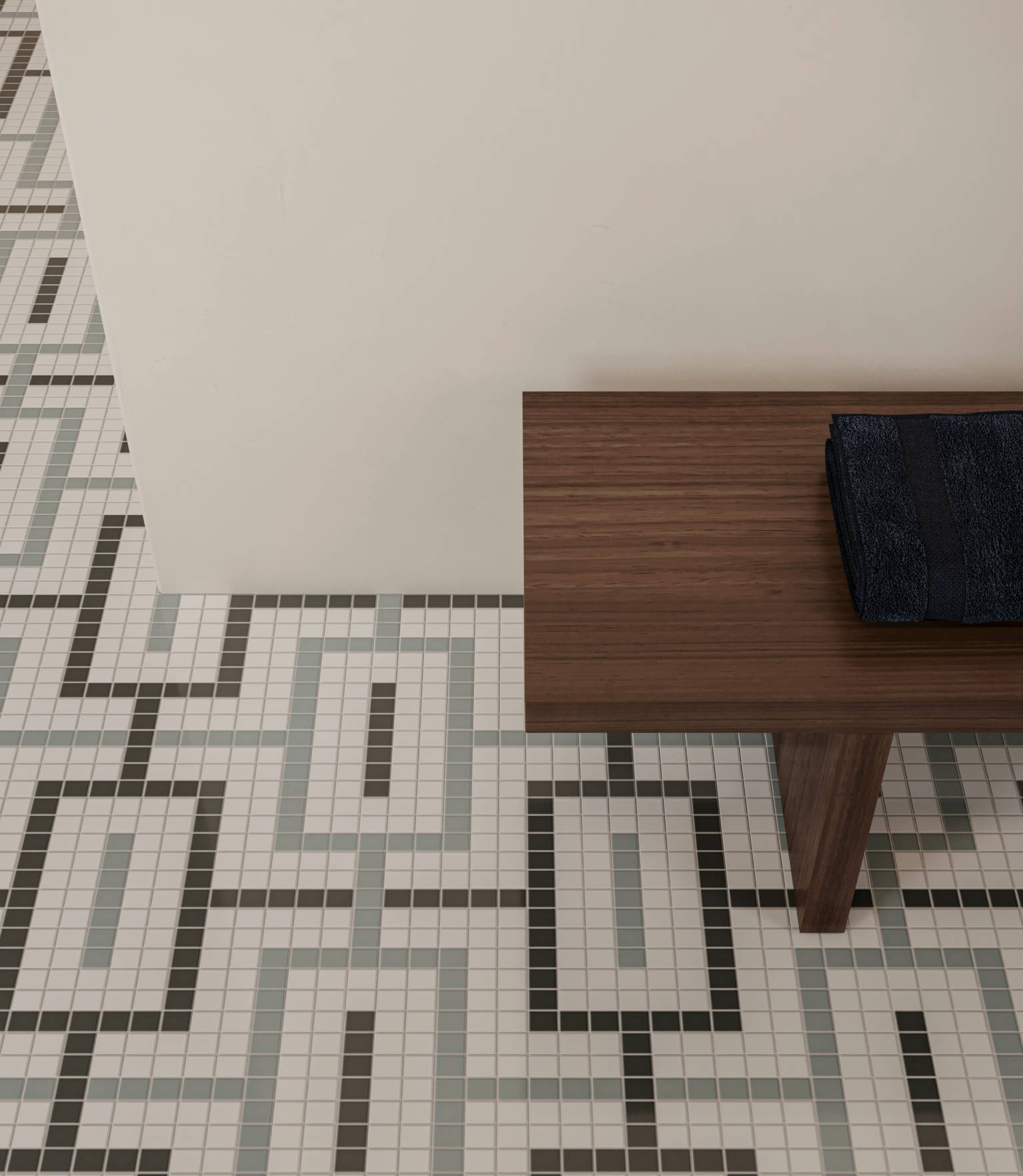 Dawn Blend Matte Chain Pattern Mosaic | Clon Digital Tile Catalog