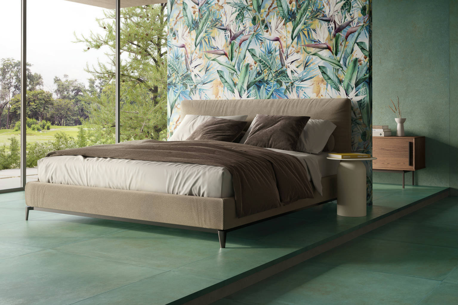 Charleston Kiawah Green 40x40 | Clon Digital Tile Catalog