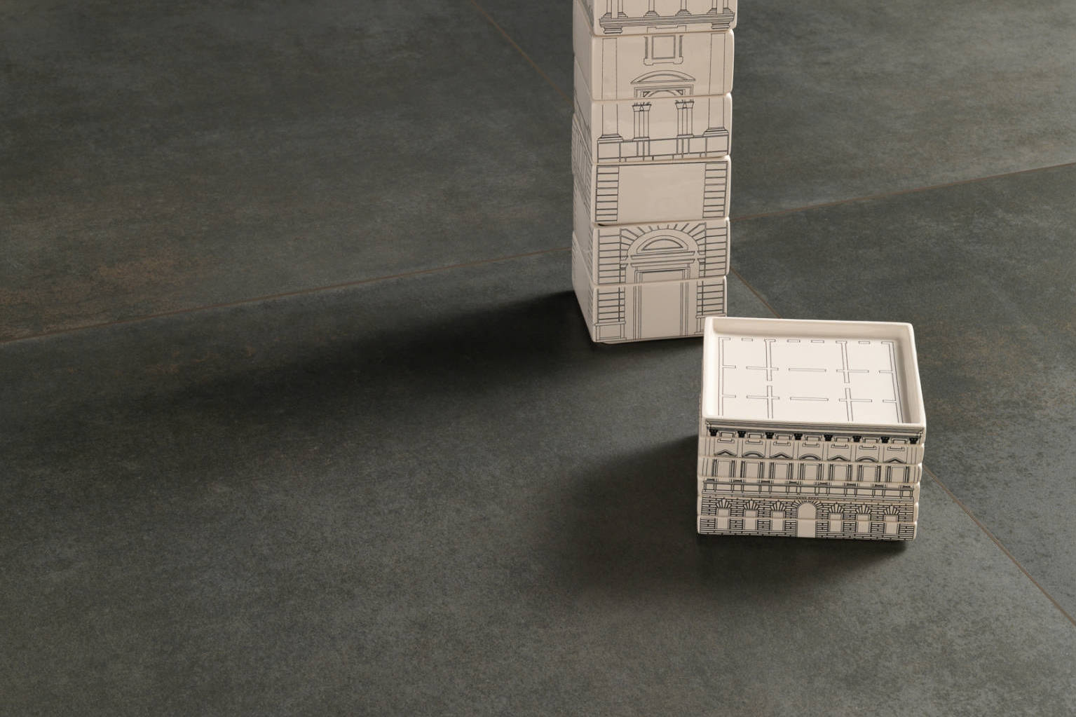 Charleston Palms Steel 16X16 | Clon Digital Tile Catalog