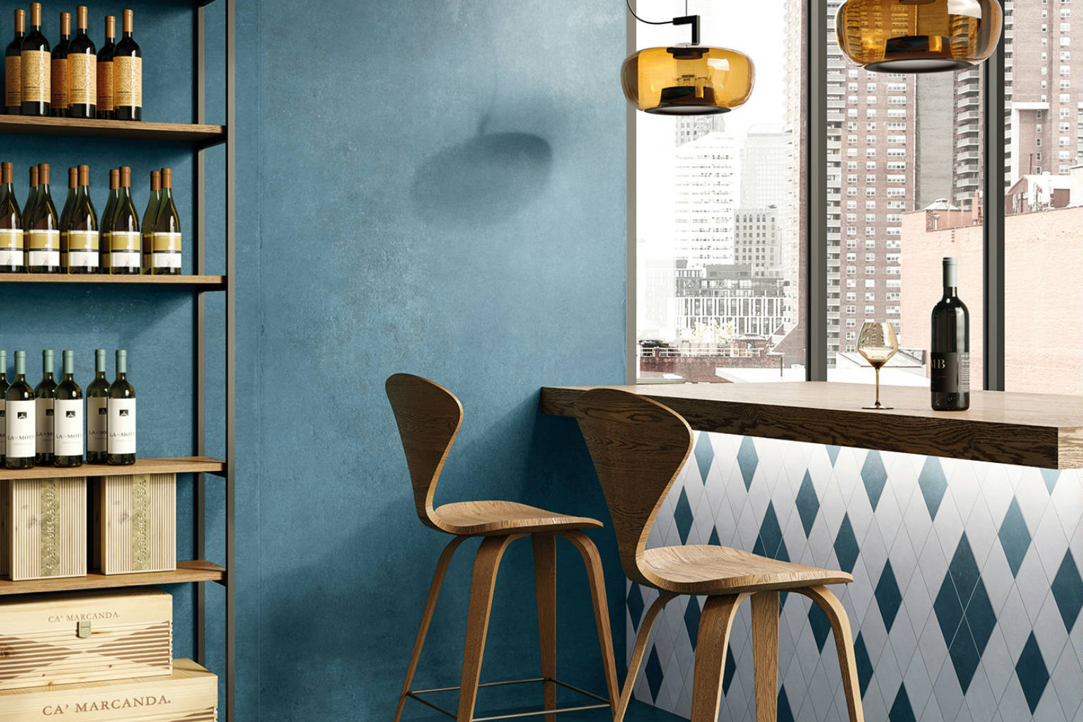 Charleston Seabrook Blu 40x40 | Clon Digital Tile Catalog