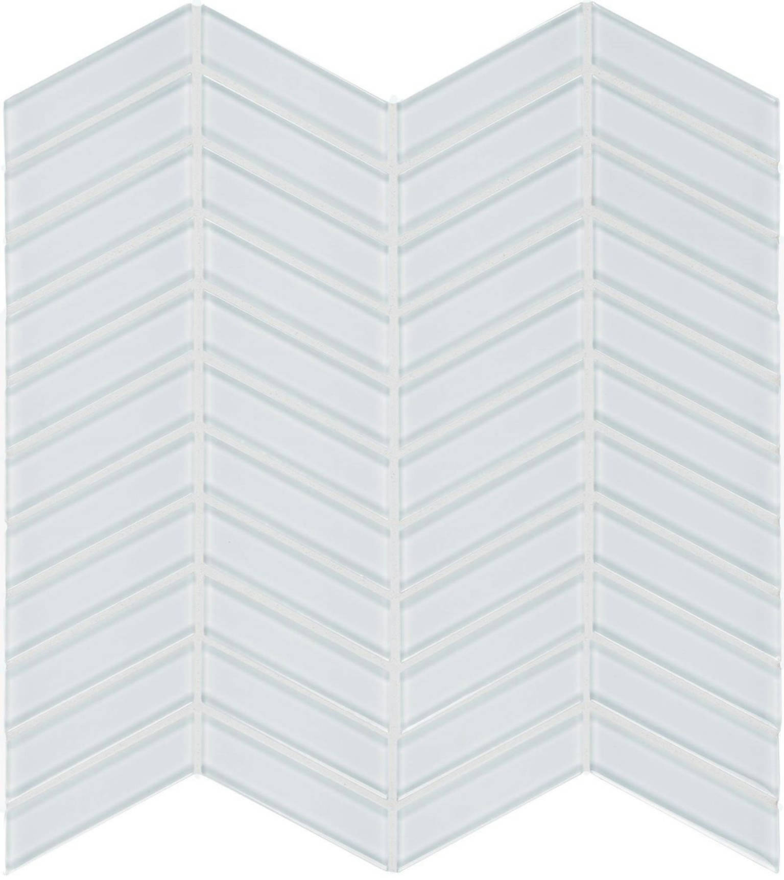 Ice Chevron Mosaic | Clon Digital Tile Catalog