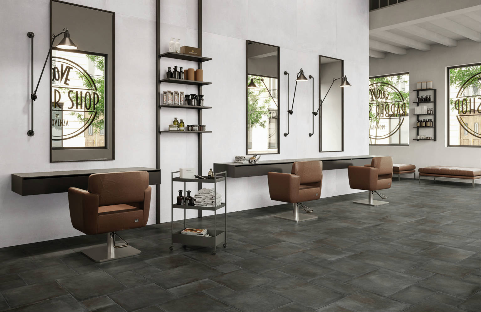 Palms Steel 16x16 | Clon Digital Tile Catalog