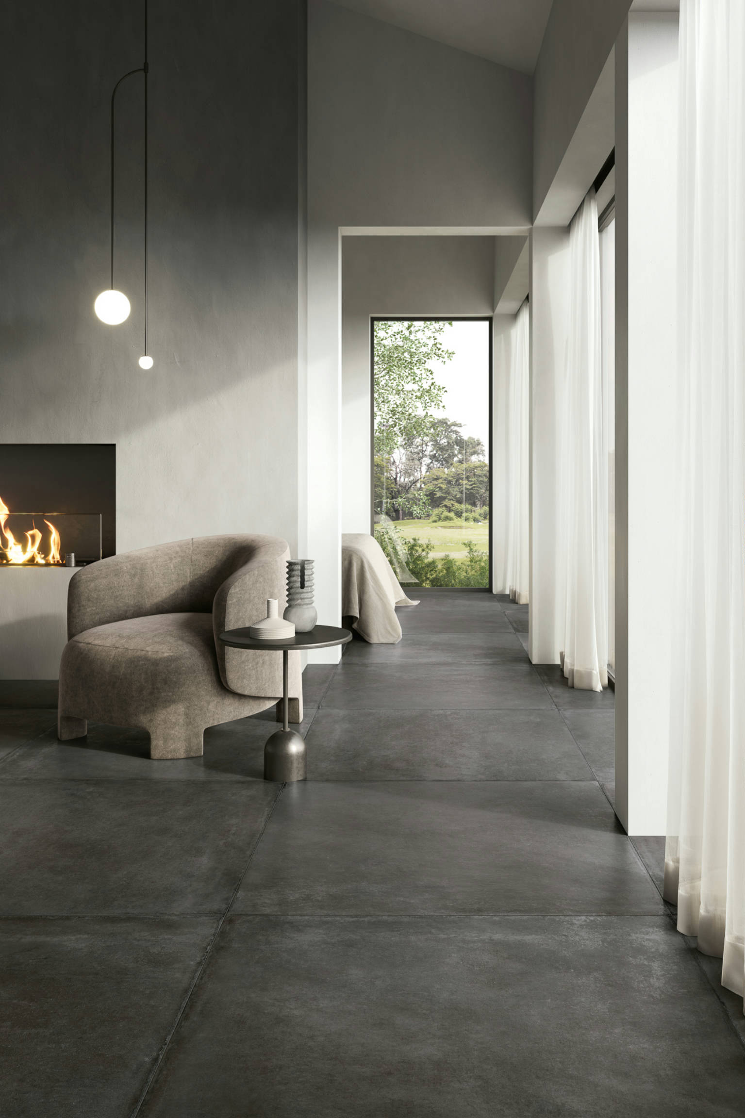 Palms Steel 40x40 | Clon Digital Tile Catalog