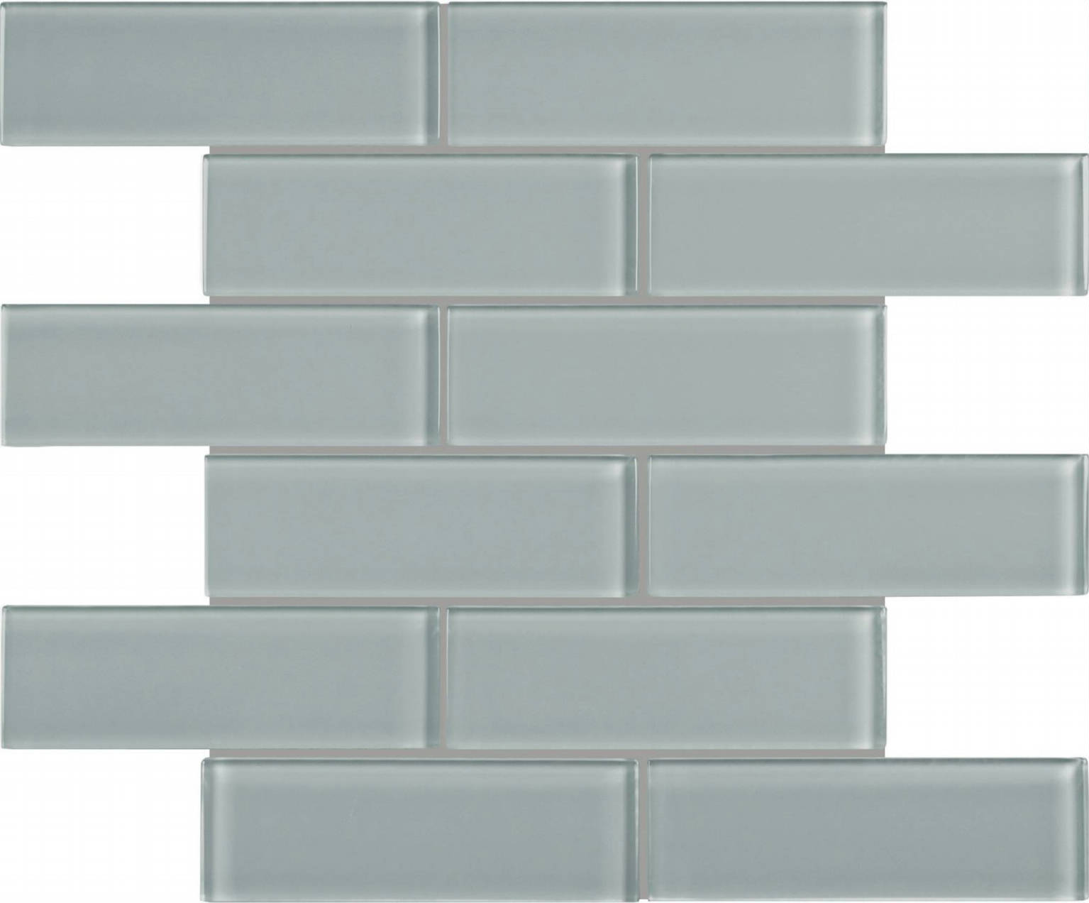 Shadow 2X6 Brick Mosaic | Clon Digital Tile Catalog