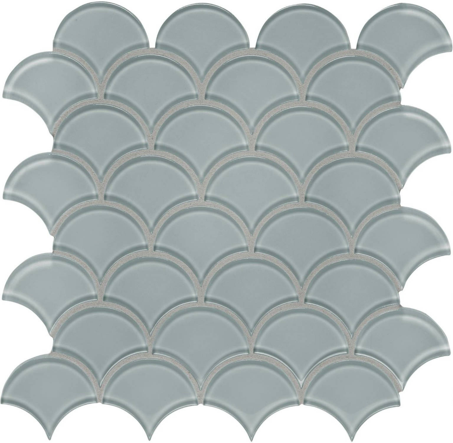 Shadow Scallop Mosaic | Clon Digital Tile Catalog