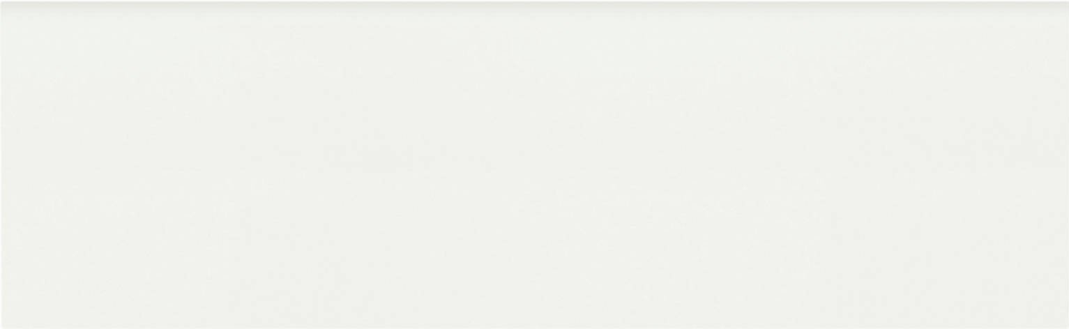 2x6 White Glossy Bullnose | Clon Digital Tile Catalog