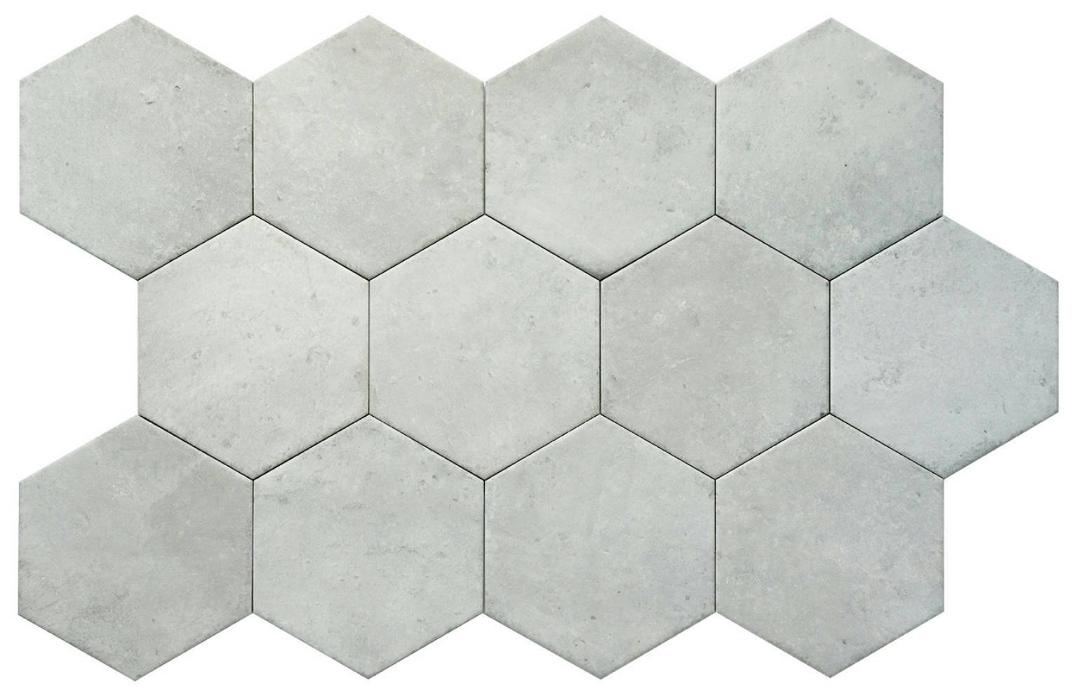 Alma 5.5X6.3” Grey Hexagon | Clon Digital Tile Catalog
