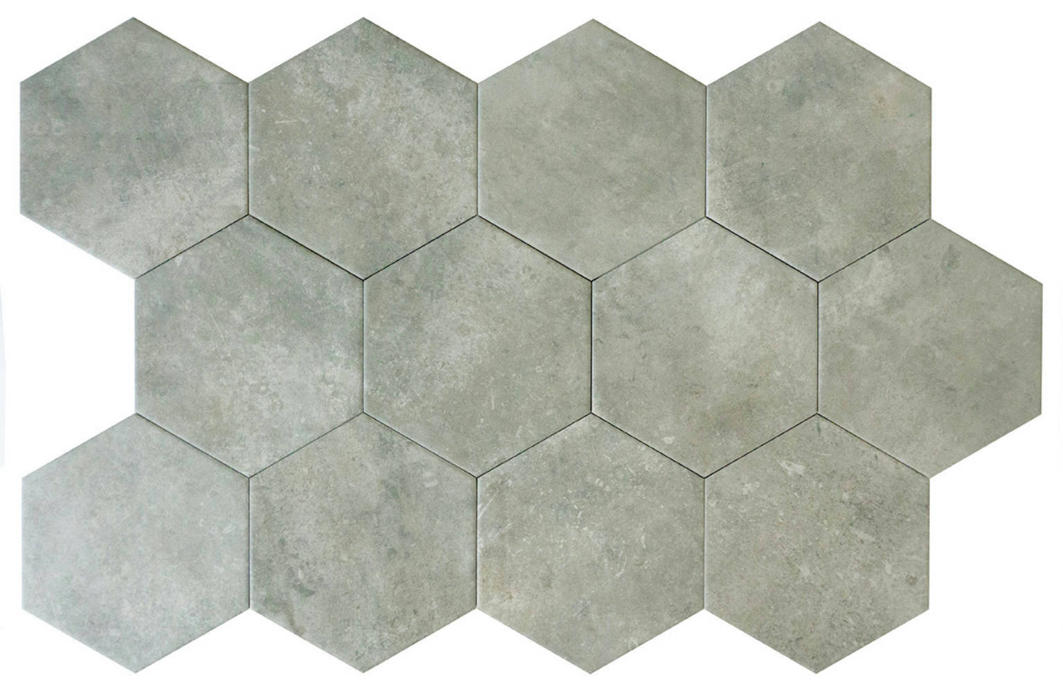 Seville 5.5X6.3” Grey Hexagon | Clon Digital Tile Catalog