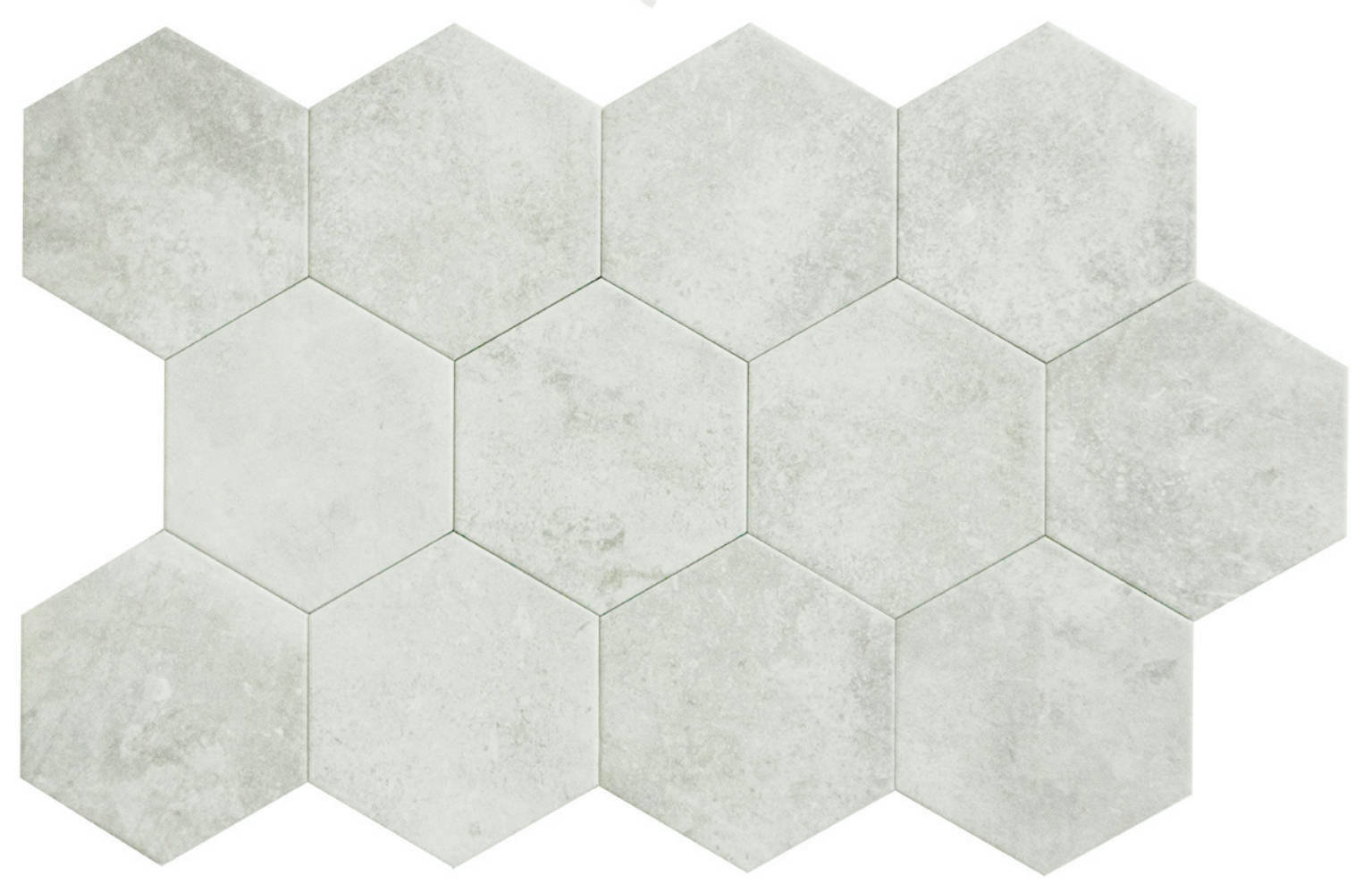 Seville 5.5X6.3” White Hexagon | Clon Digital Tile Catalog