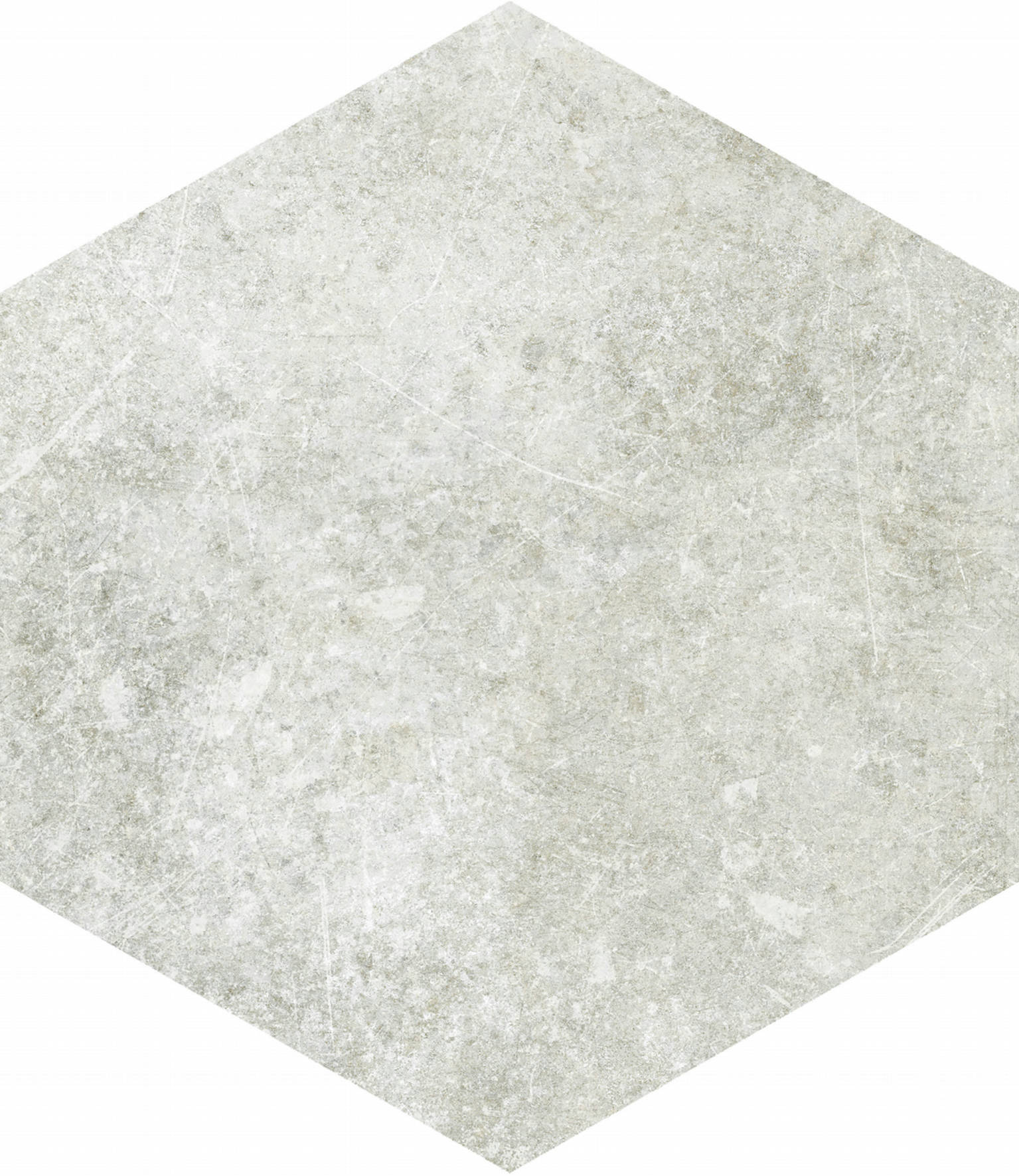 Seville 5.5X6.3” White Hexagon | Clon Digital Tile Catalog