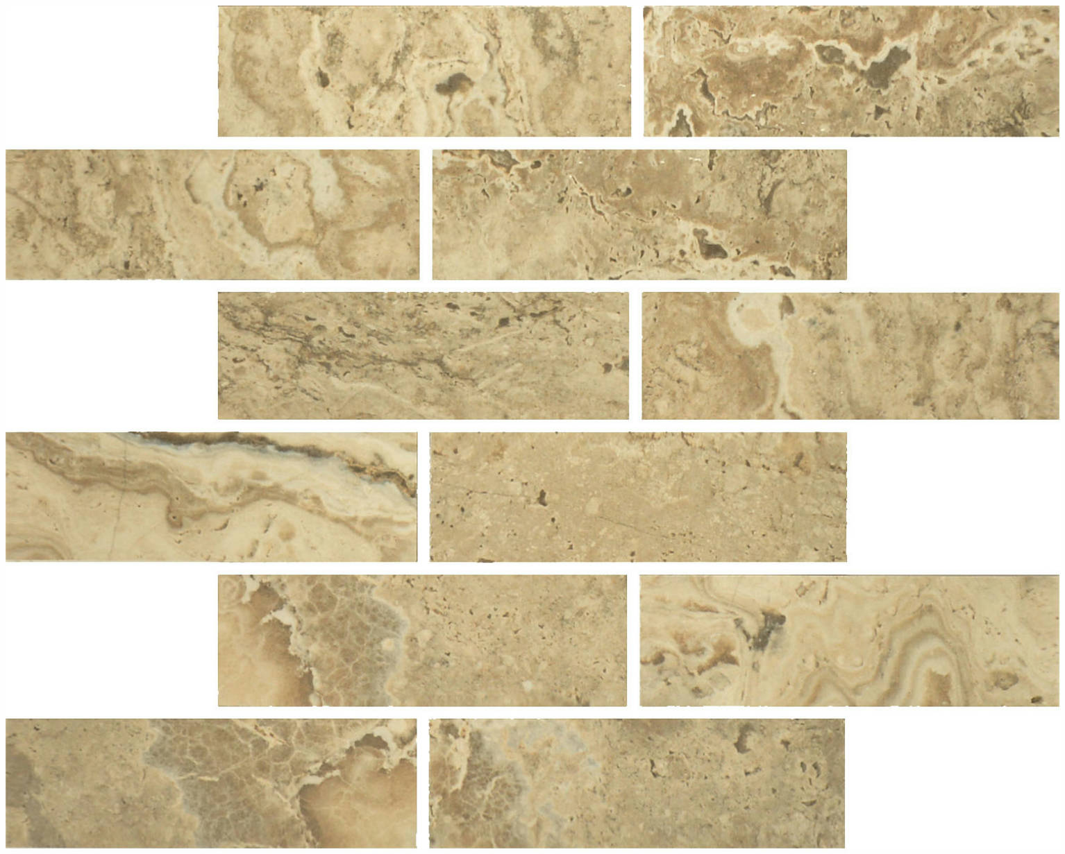 Walnut 2X6 Mosaic | Clon Digital Tile Catalog