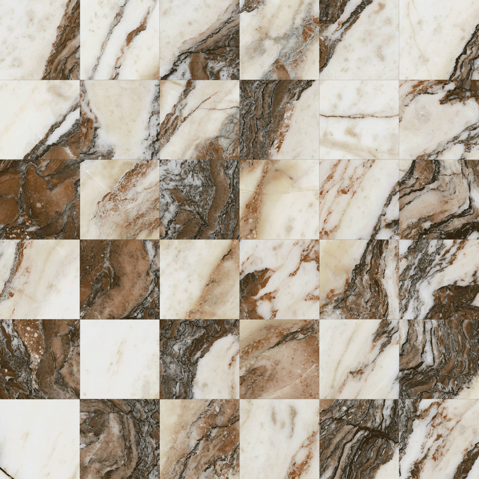 2X2 Mosaic-Polished Revere Red | Clon Digital Tile Catalog