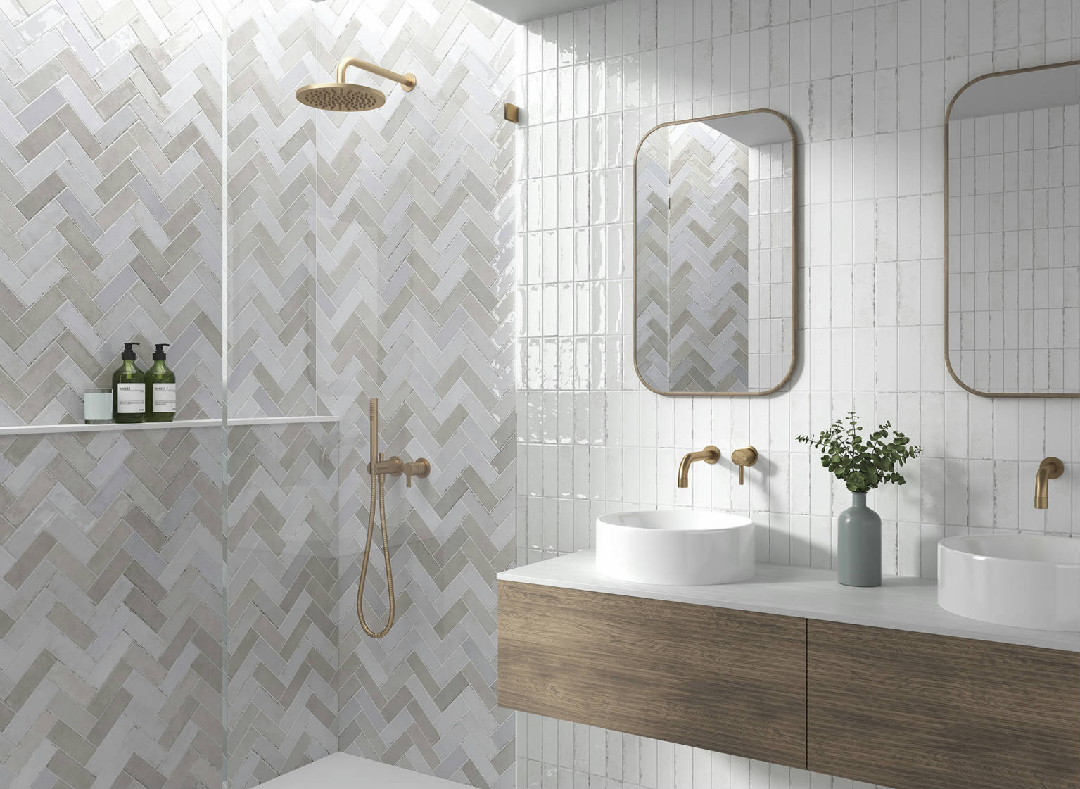 Barcelona 2x6" Greige | Clon Digital Tile Catalog
