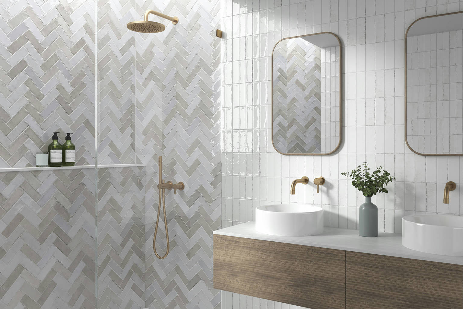 Barcelona Grey and White 3x9 | Clon Digital Tile Catalog