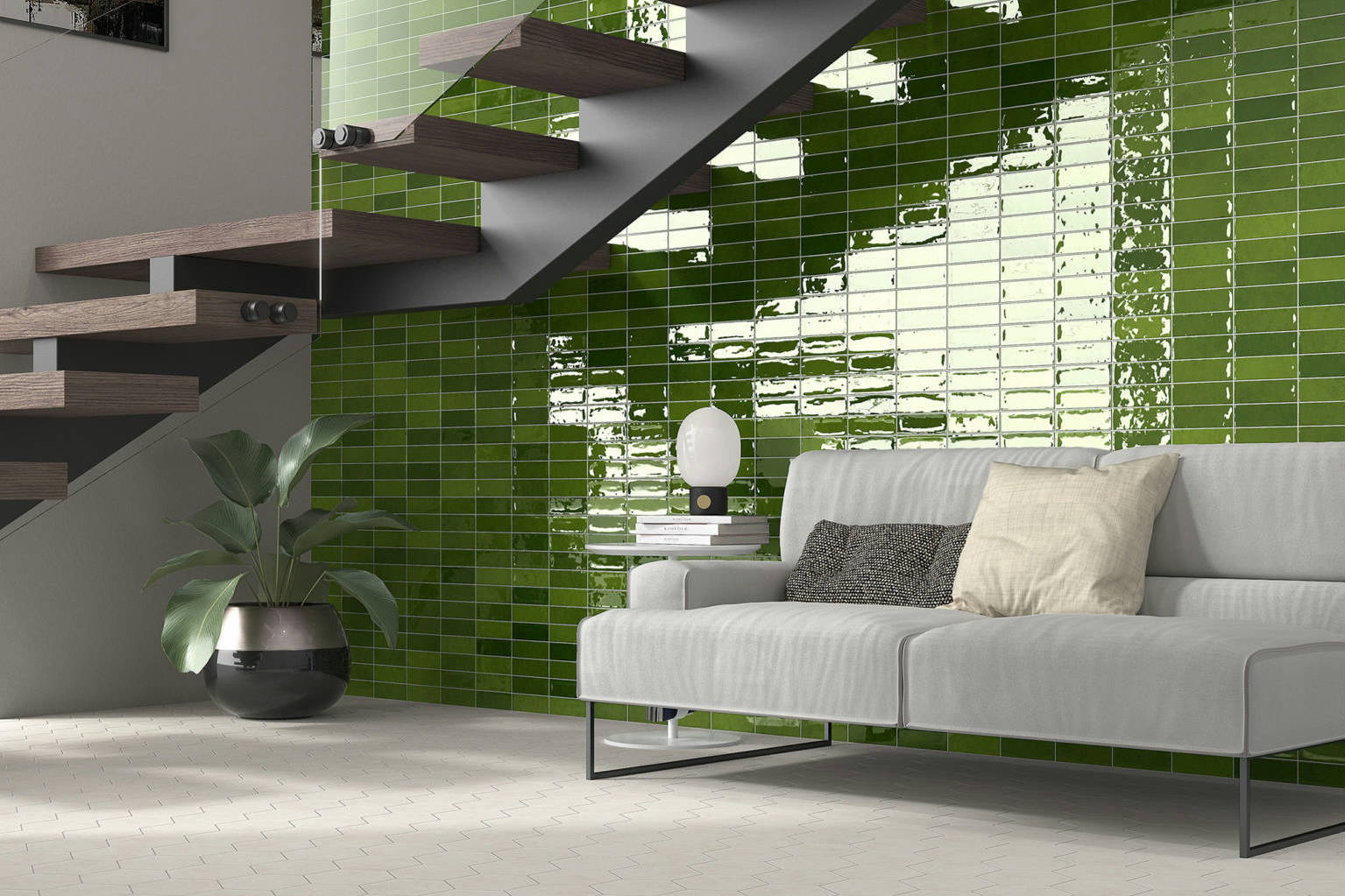 Barcelona Olive 3x9 | Clon Digital Tile Catalog