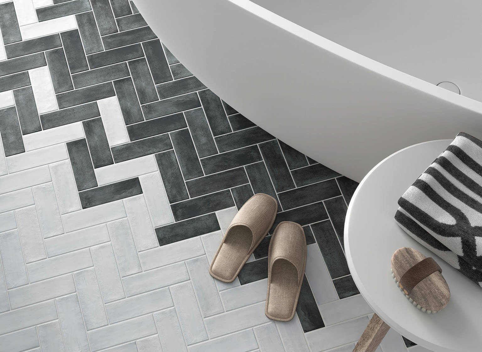 Lisbon 2x6" Graphite | Clon Digital Tile Catalog