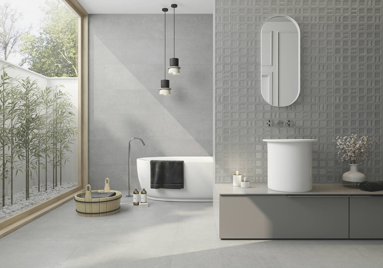 Ashland 48X48 Grey | Clon Digital Tile Catalog