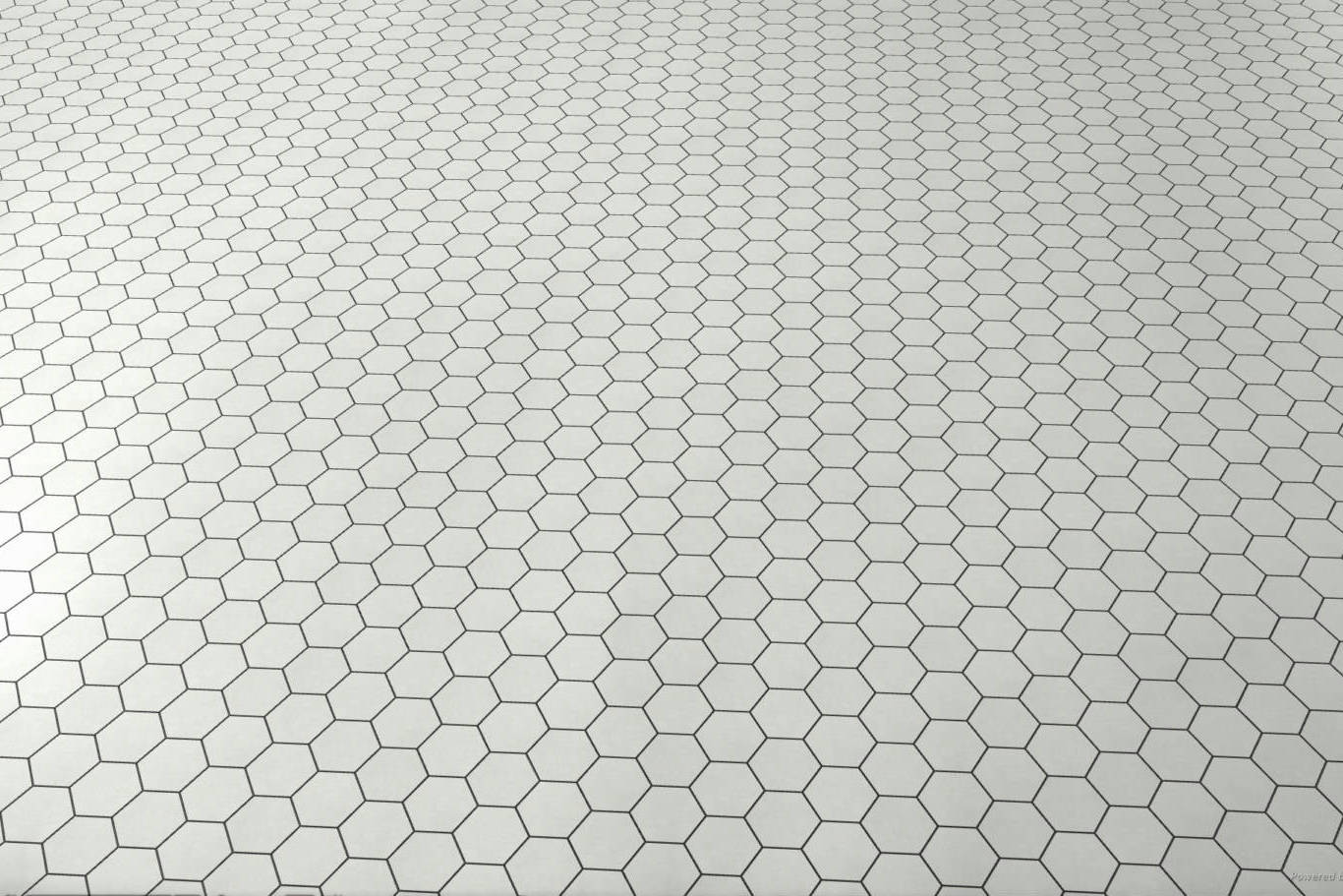 Ashland White Hexagon 3X3 | Clon Digital Tile Catalog