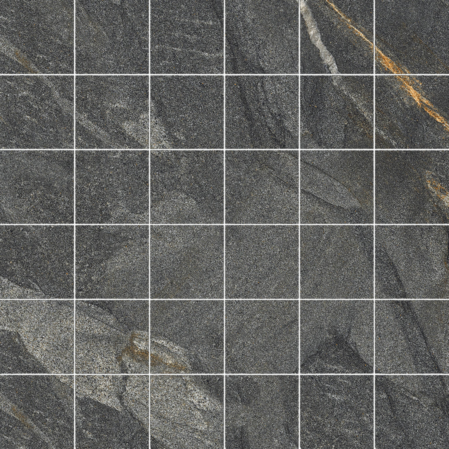 Capri Dark Grey 2X2 Mosaic | Clon Digital Tile Catalog