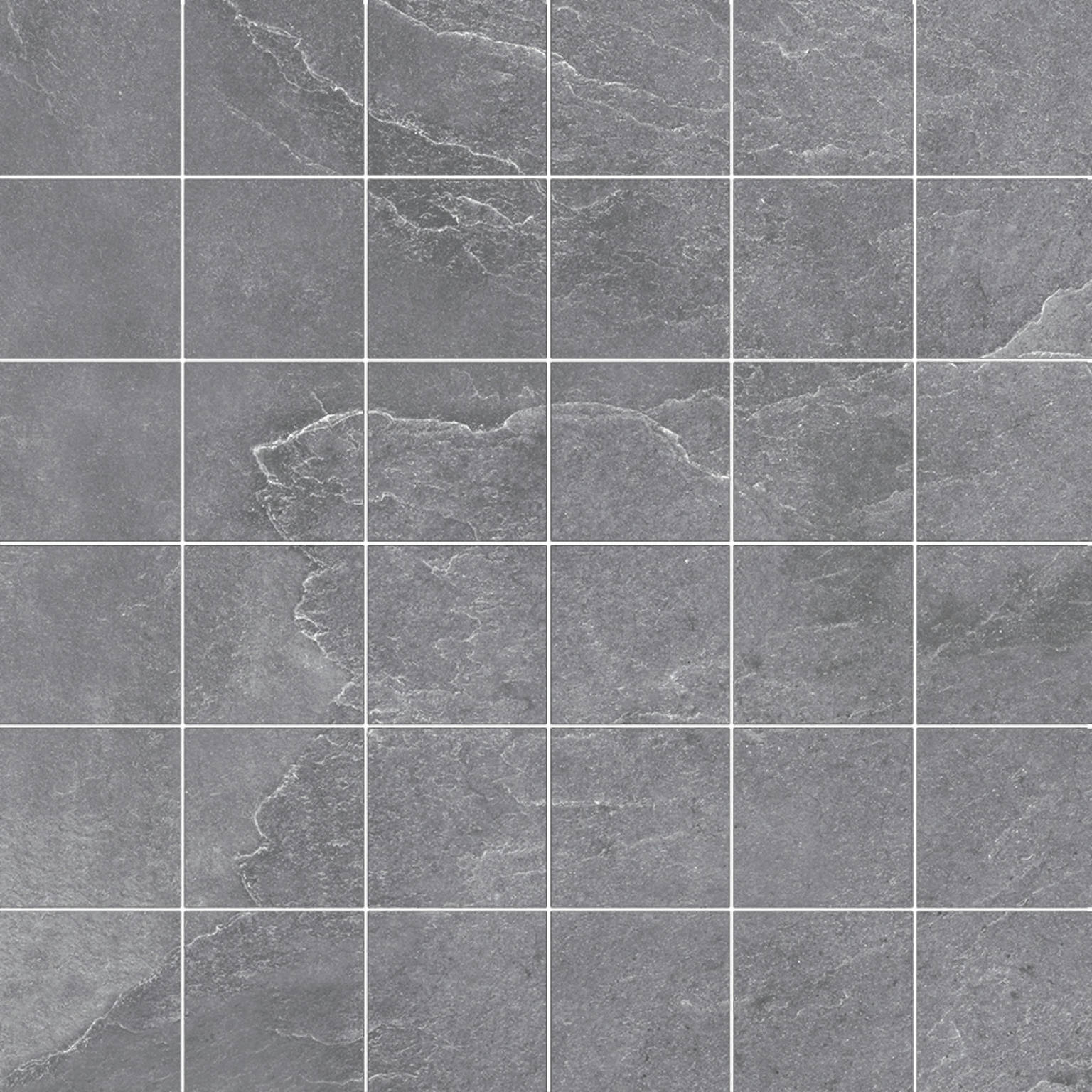 Ravello Grey 2X2 Mosaic | Clon Digital Tile Catalog