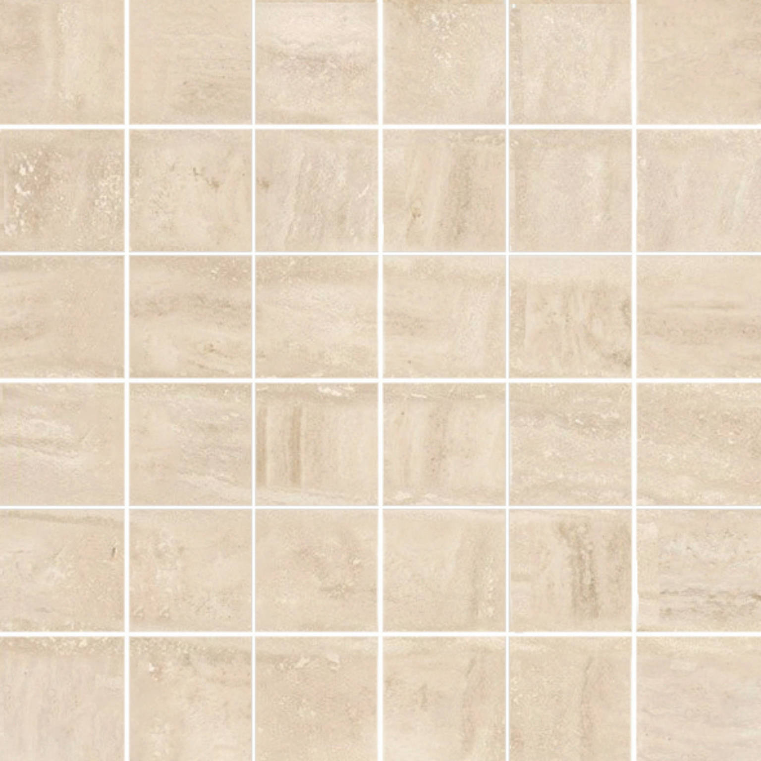 Crema Navona Polished 2X2 Mosaic | Clon Digital Tile Catalog