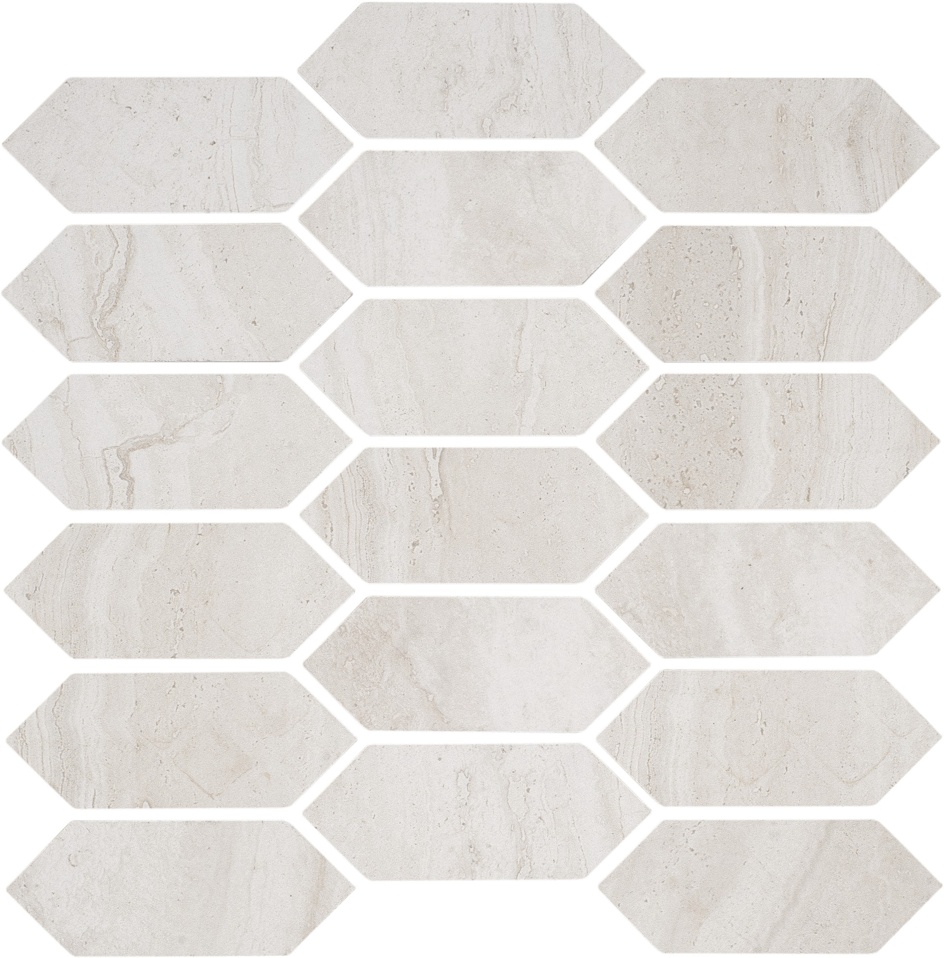 Soul Ivory Picket Mosaic | Clon Digital Tile Catalog