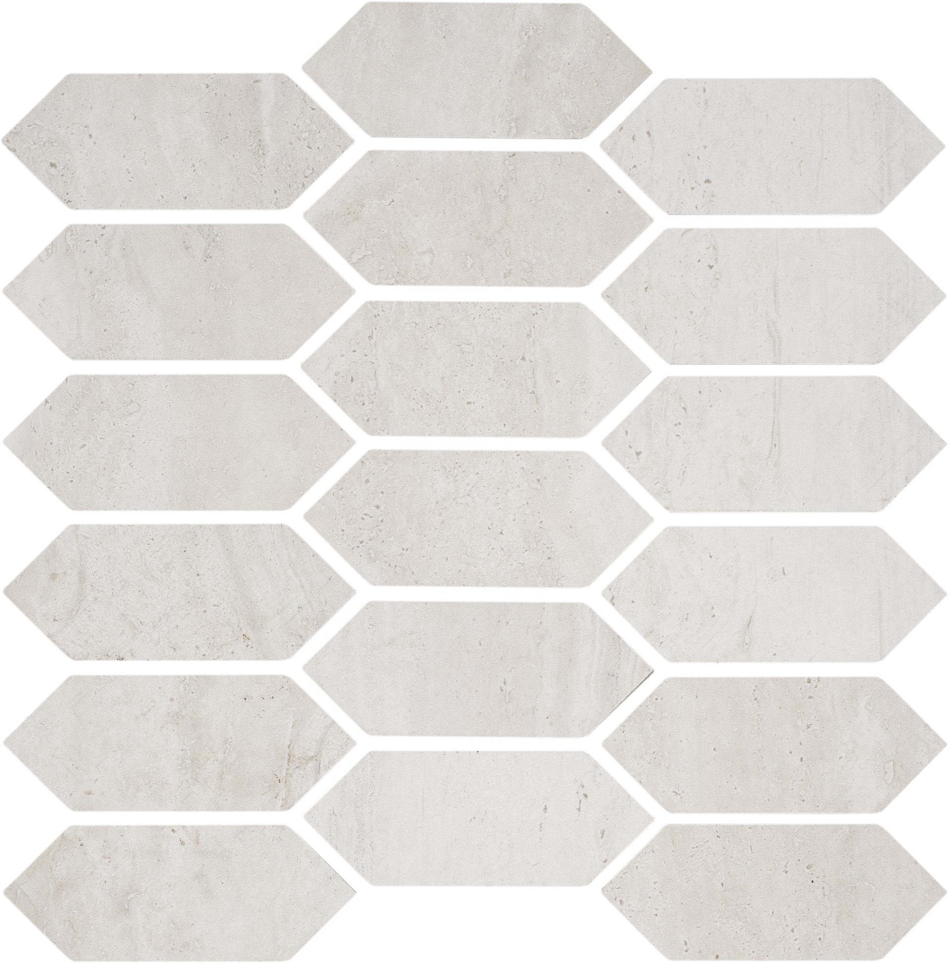 Soul Ivory Picket Mosaic | Clon Digital Tile Catalog